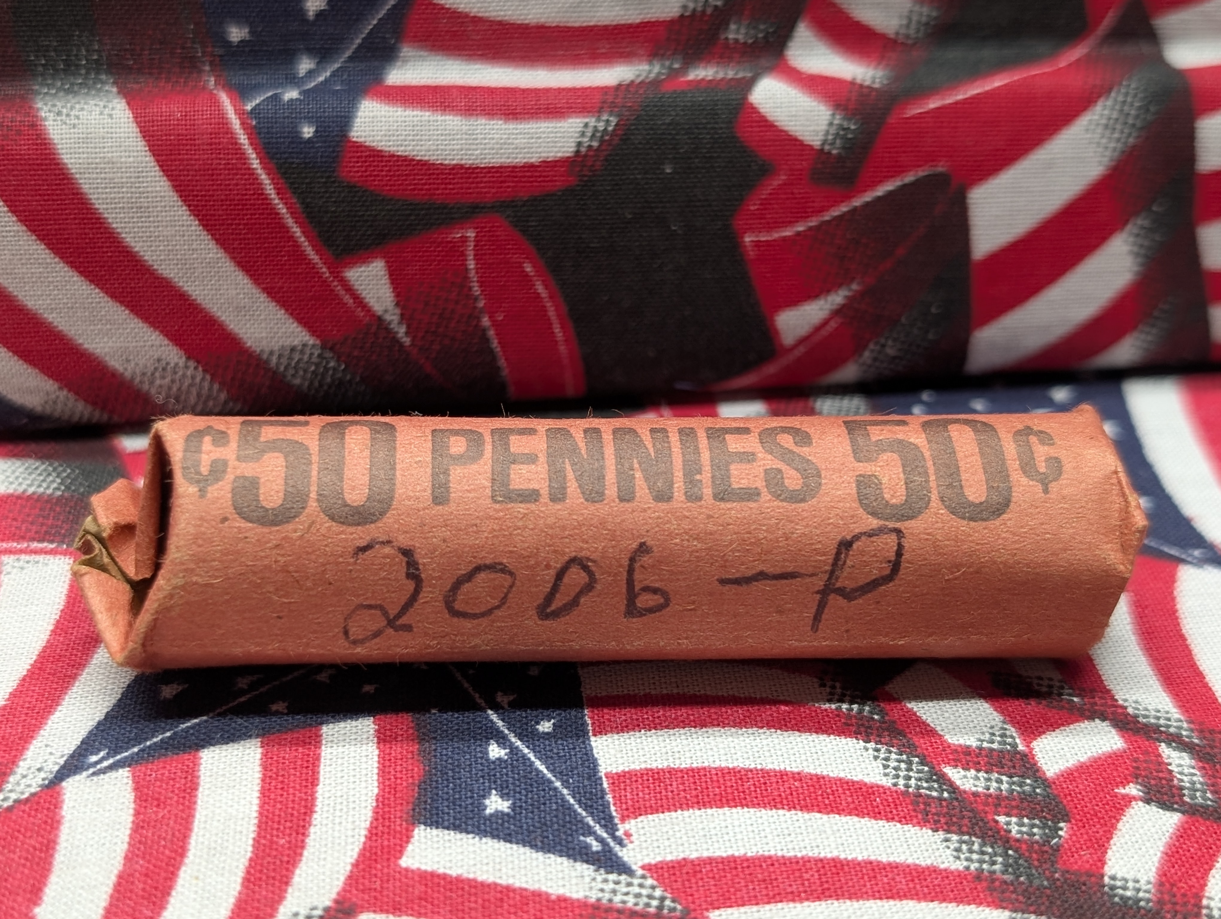 2005-P, 2006-P, 2007-P, & 2008-P Rolls of Lincoln Memorial Cents