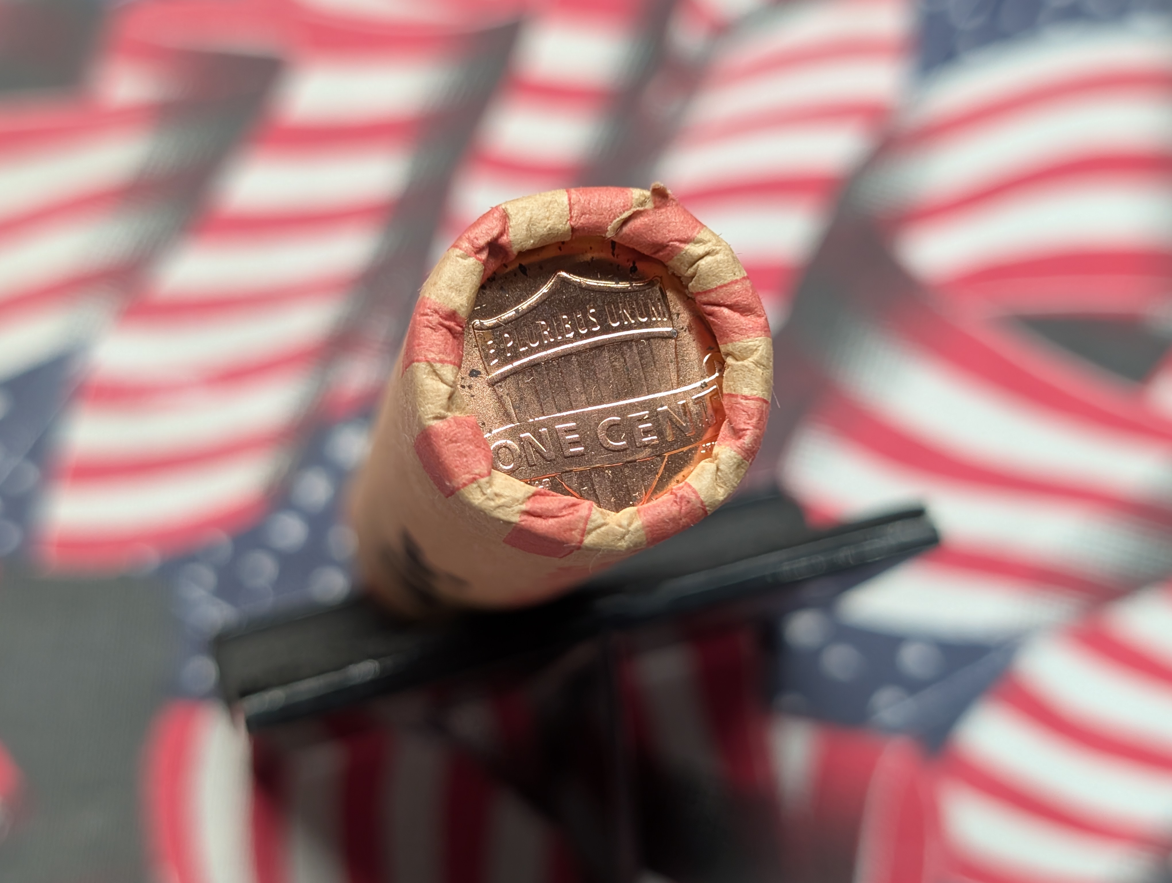 2015-P Unopened Paper Wrapped Roll of Lincoln Shield Cents