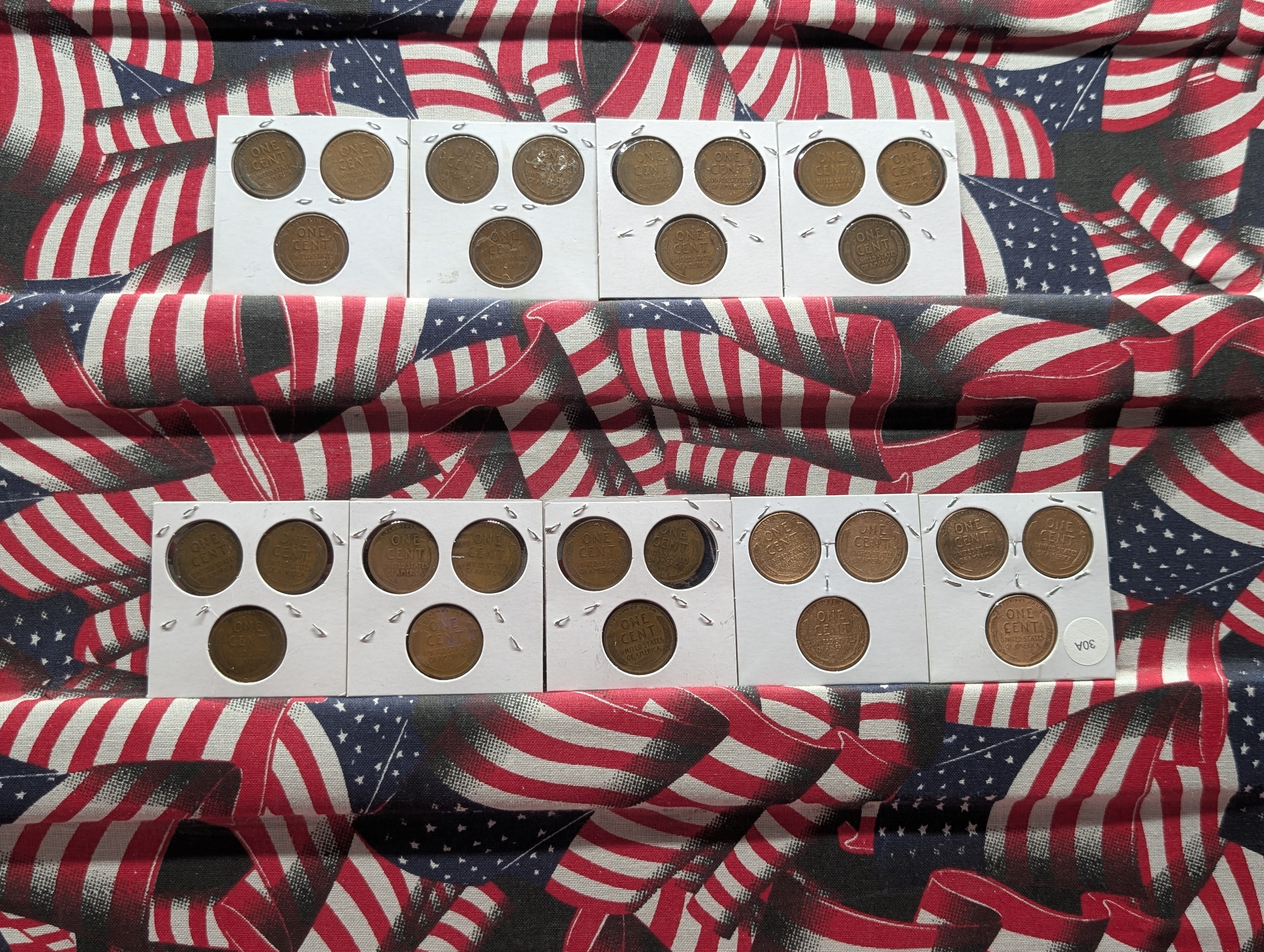 (27) Assorted Date Lincoln Wheat Cents - Some P,D & S Mint Marks