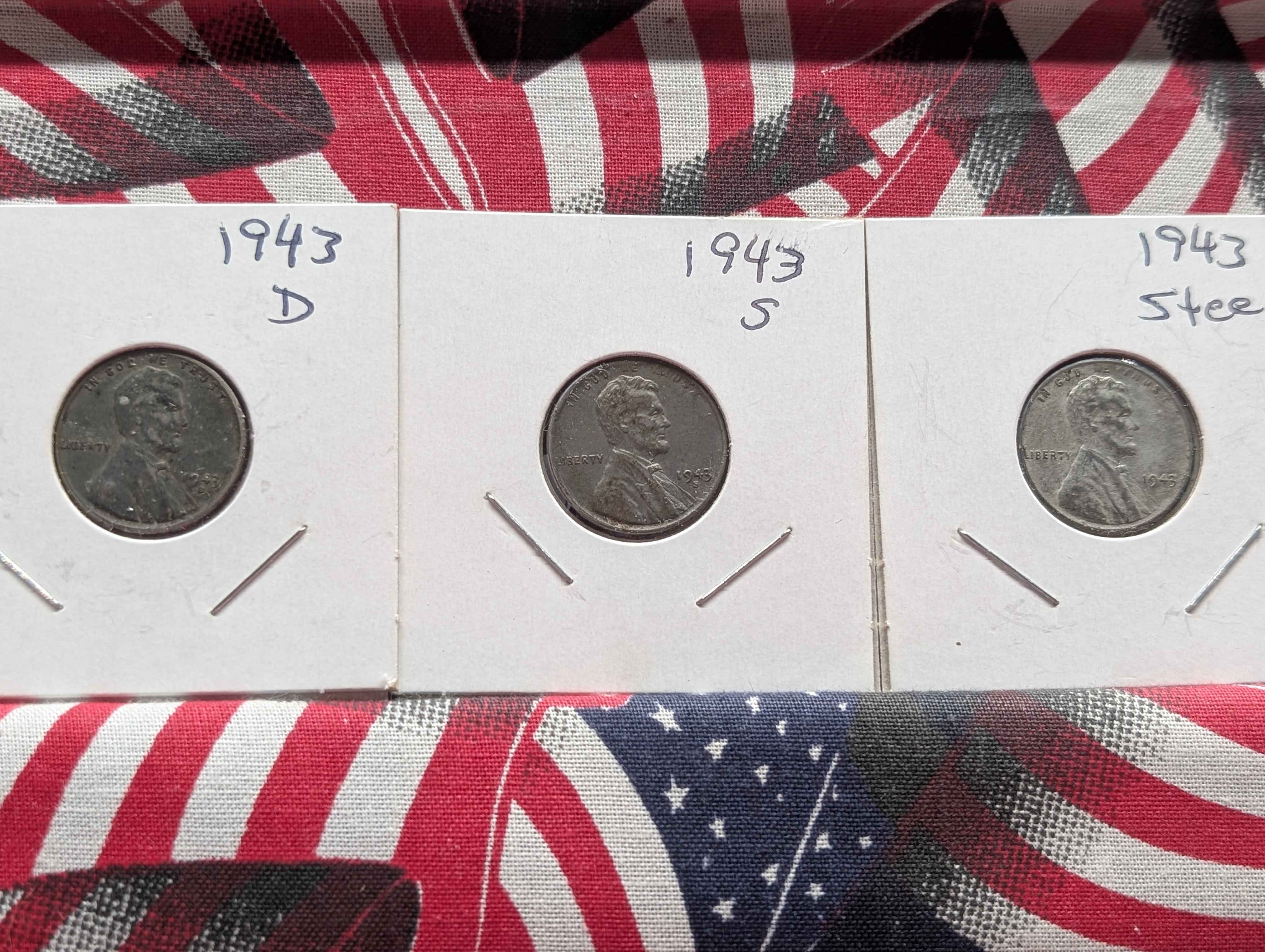 (12) Assorted Date Lincoln Wheat Cents W/ 1943 Steel Cents