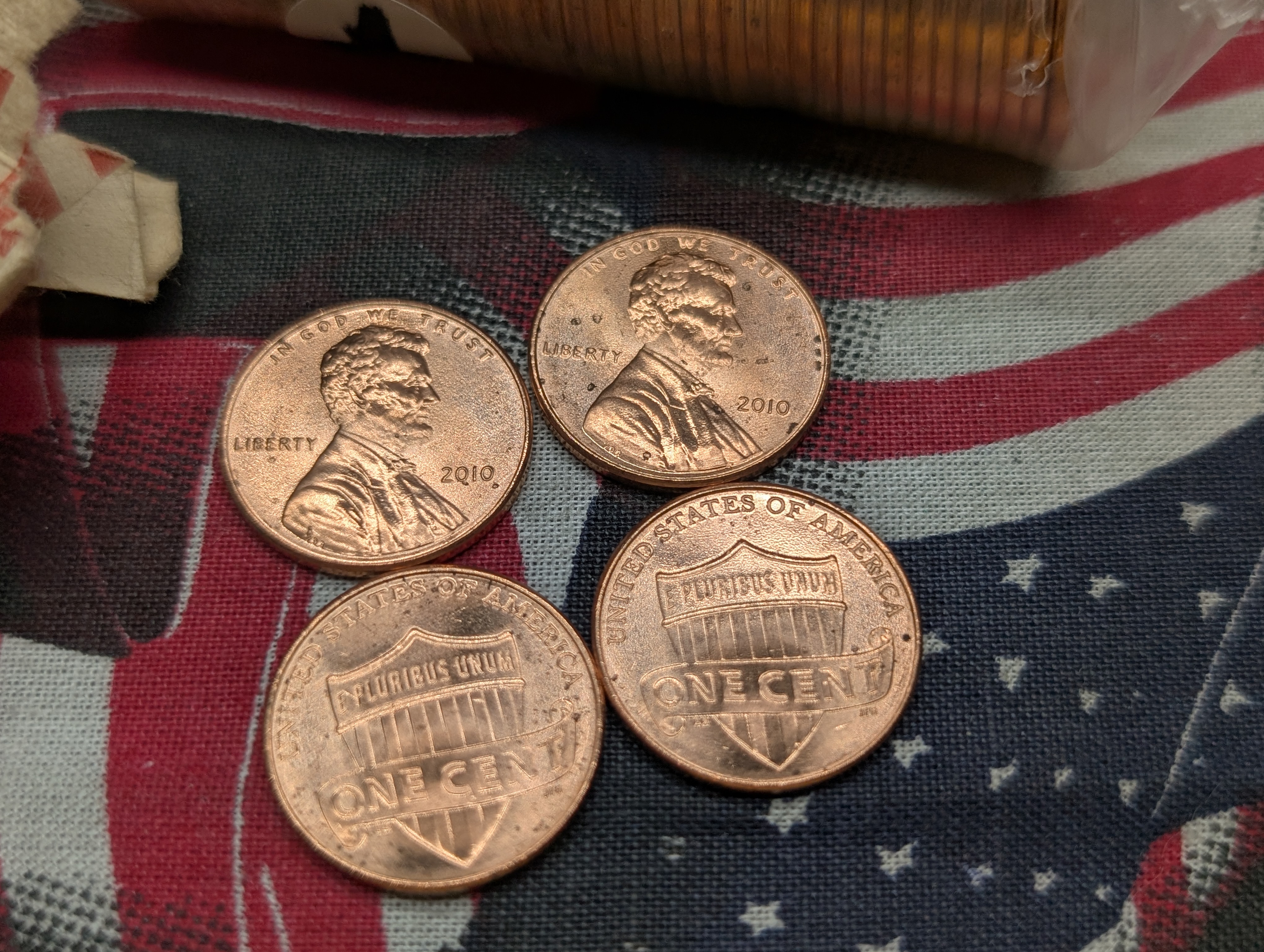 (300) 2010 To 2015 Lincoln Shield Cents, Red Unc. - (50) Each Date