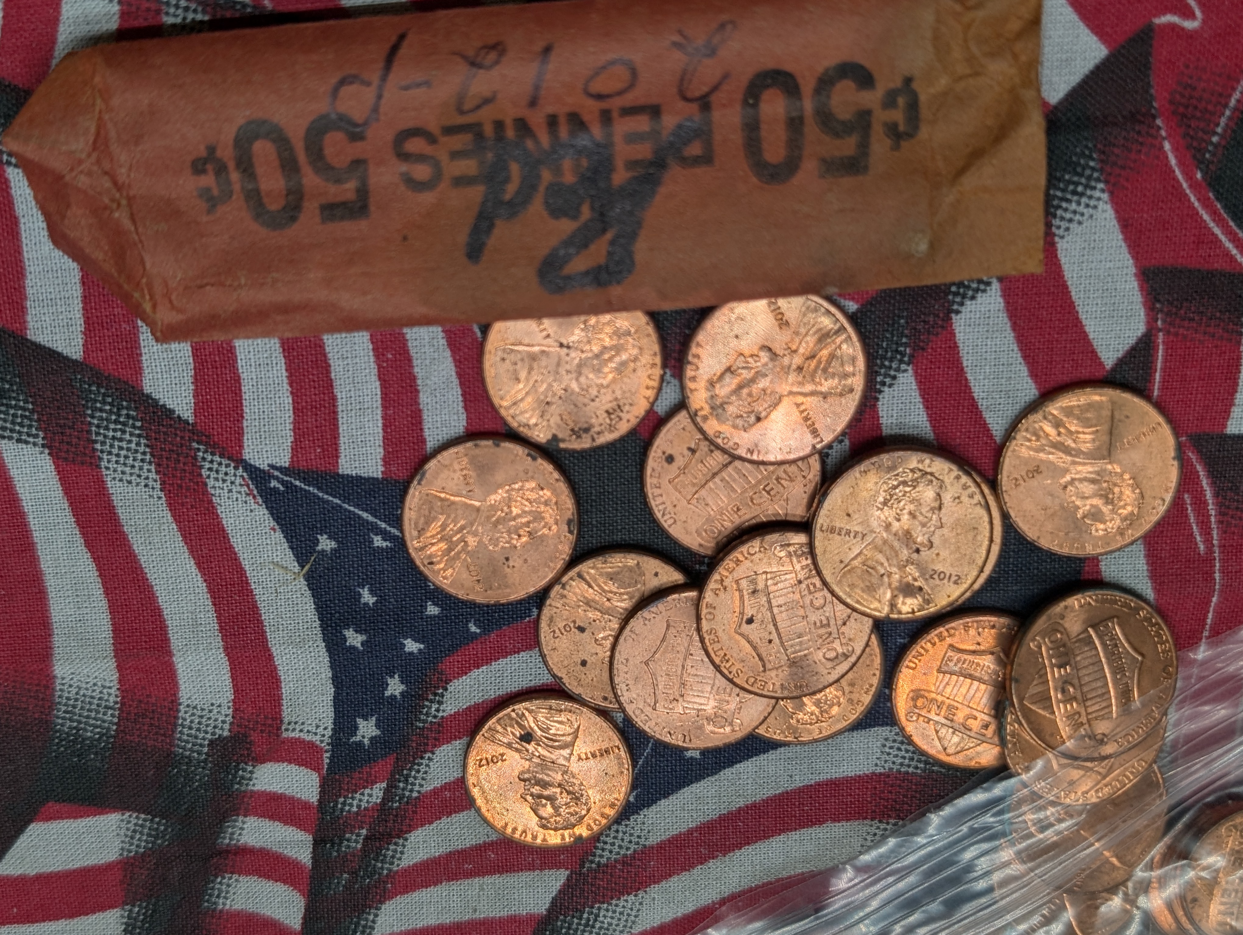 (300) 2010 To 2015 Lincoln Shield Cents, Red Unc. - (50) Each Date
