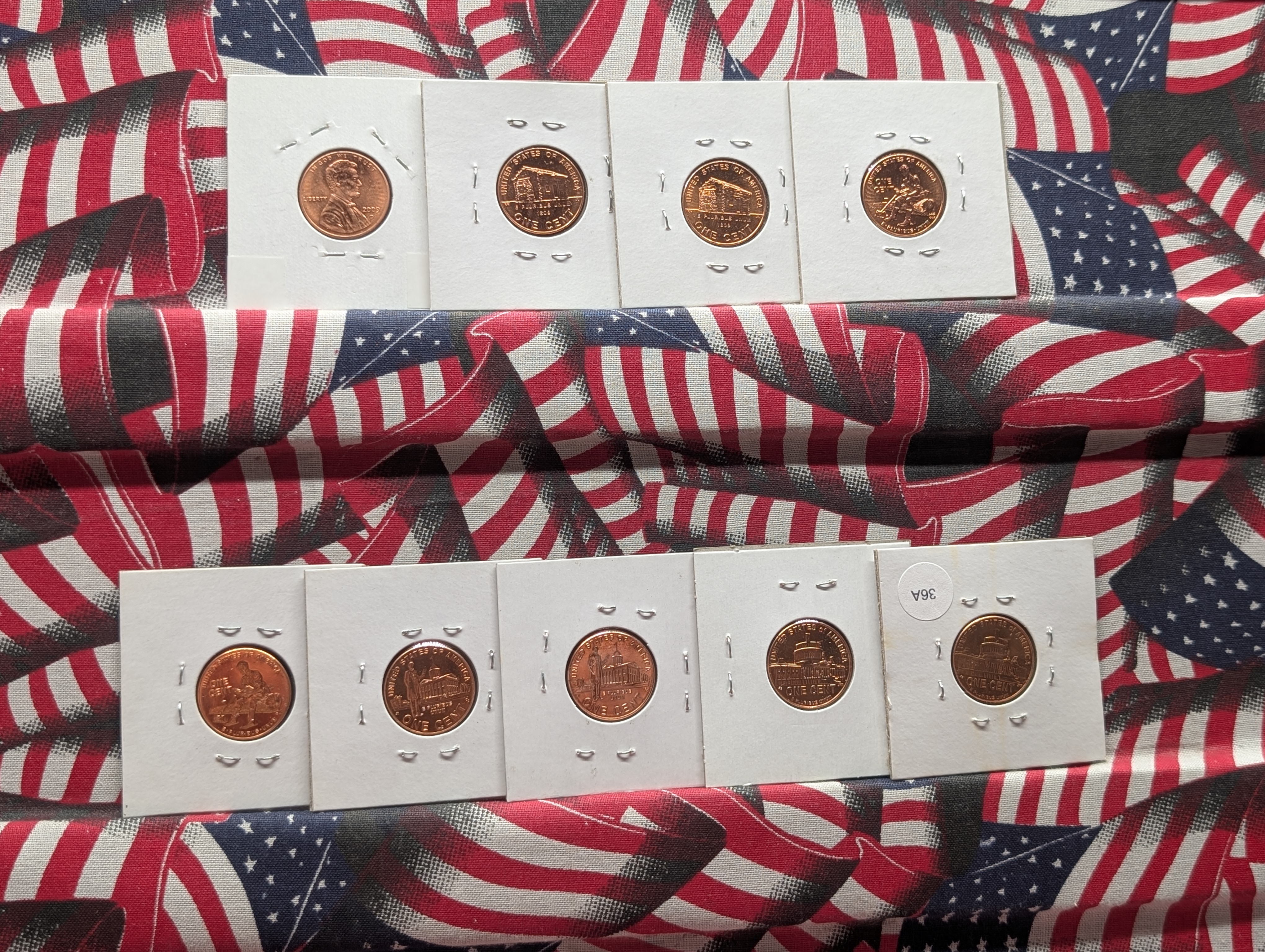 (4) 2009-P & (5) 2009-D Lincoln Cents