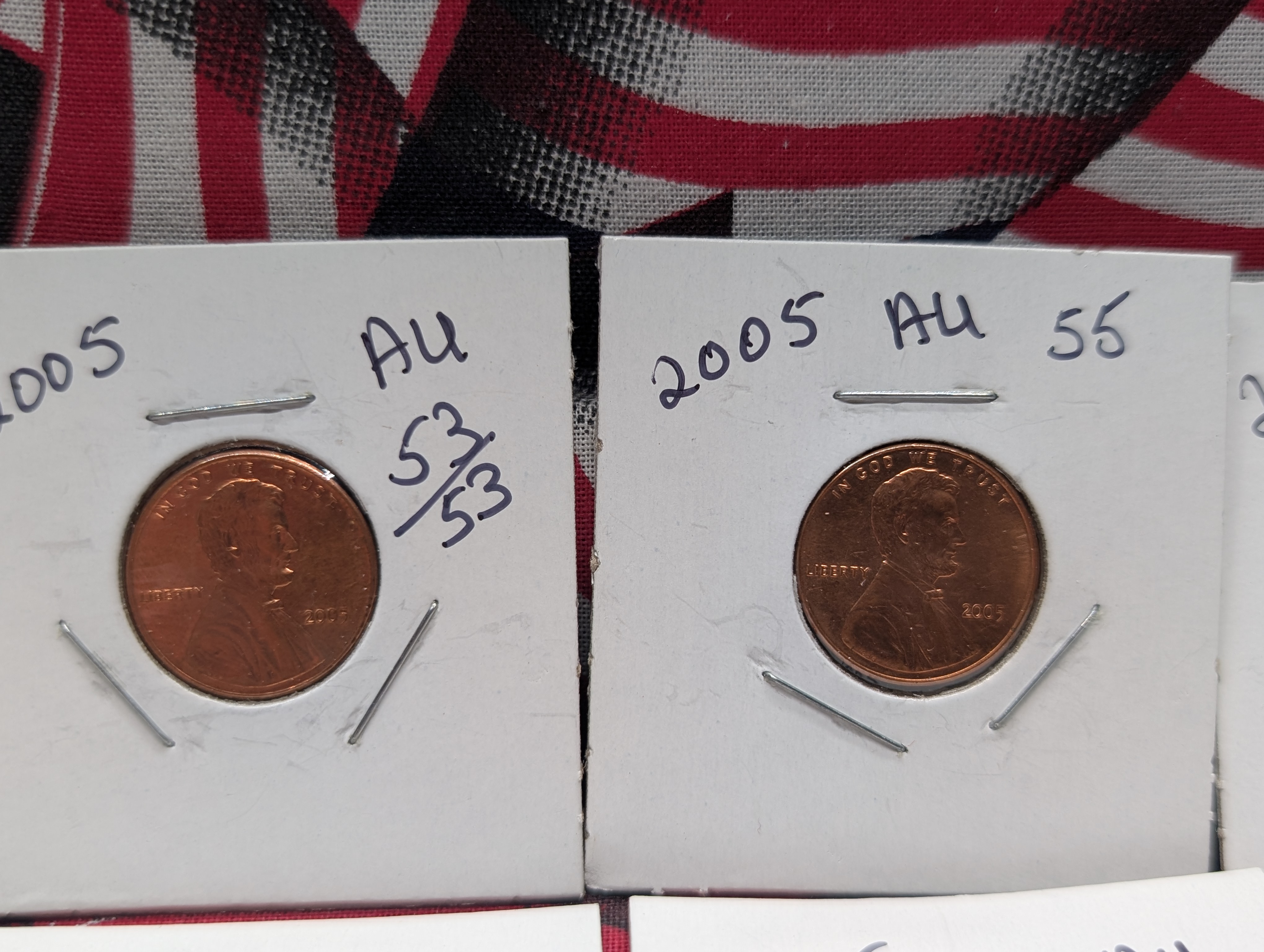 (26) 2005-P, (2) 2005-D, & (1) 2008-D Lincoln Memorial Cents