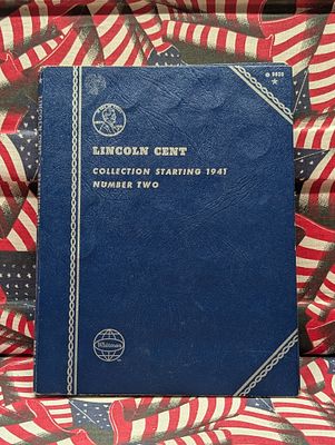 Lincoln Cent Collection From 1941 To 1975 In Whitman Book - 88 Coins Total - P, D & S Mint Marks. 