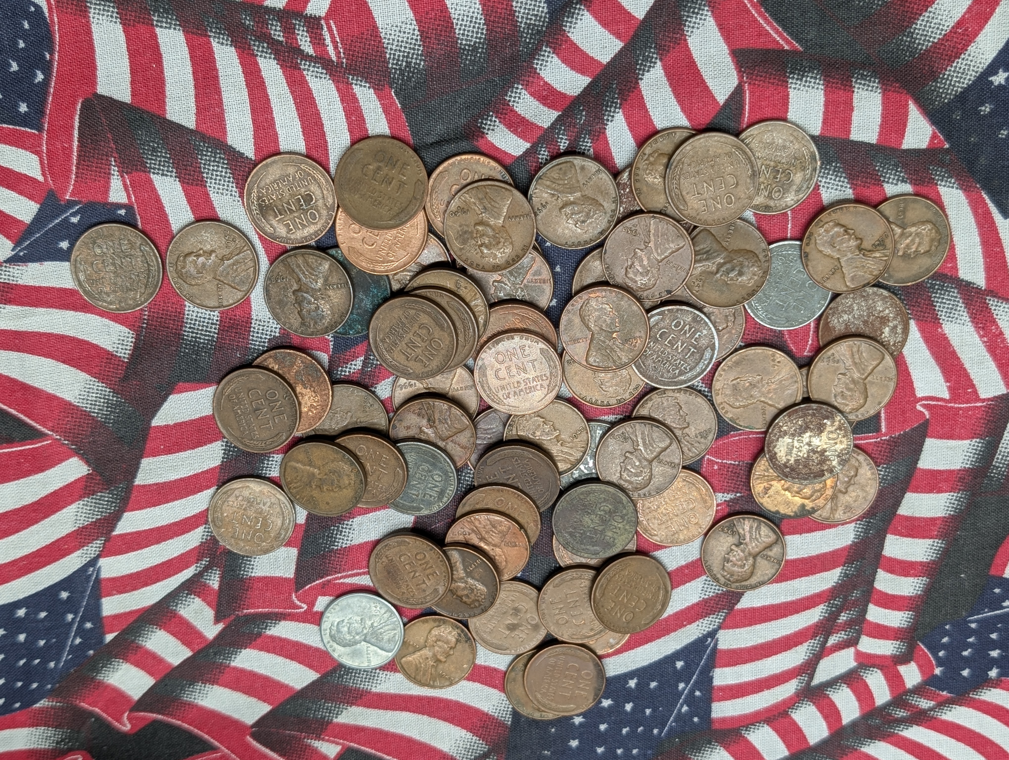 1,000 Unresearched Assorted Date Lincoln Wheat Cents
