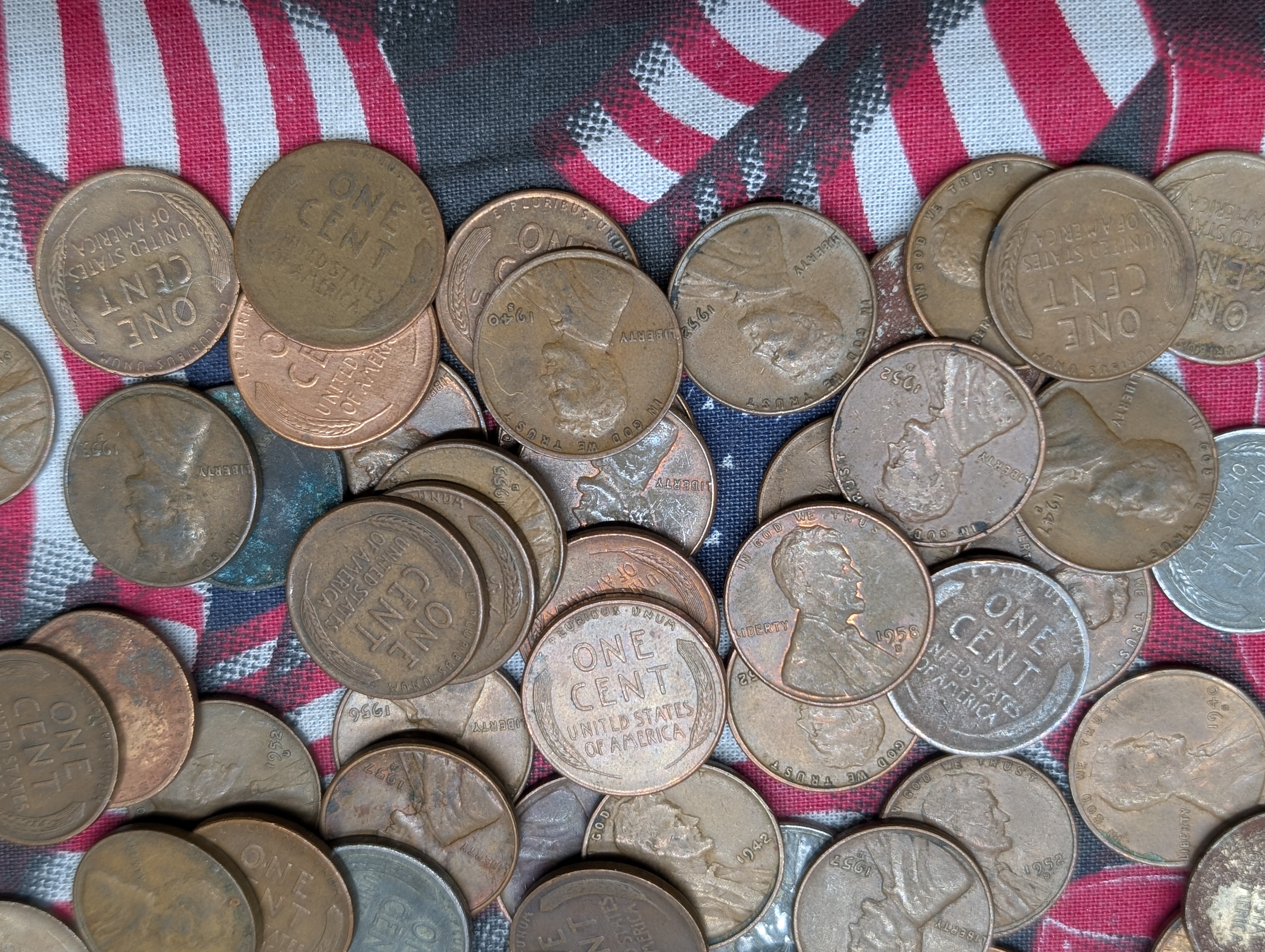 1,000 Unresearched Assorted Date Lincoln Wheat Cents