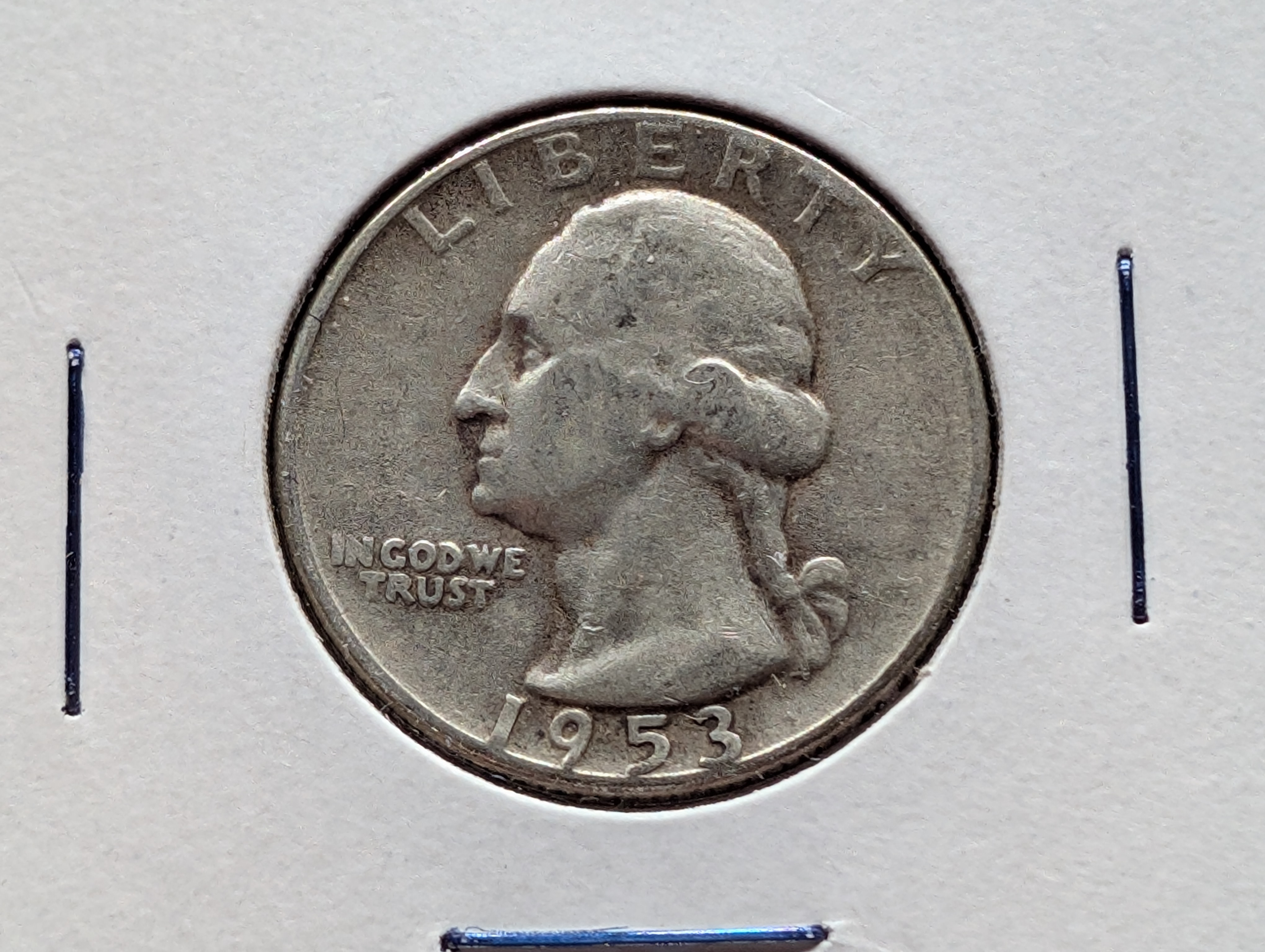 1953-S Washington Quarter, 90% Silver