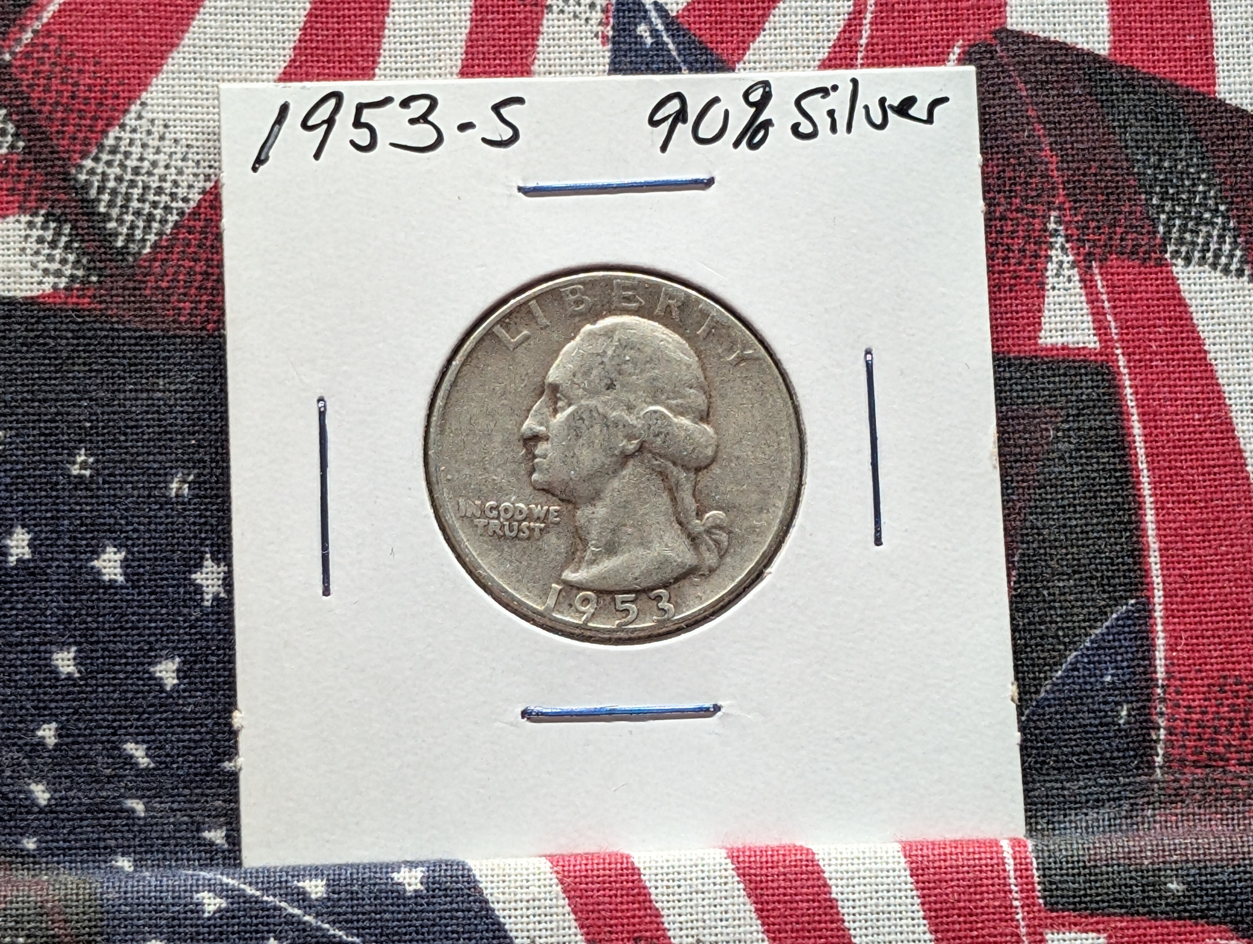 1953-S Washington Quarter, 90% Silver
