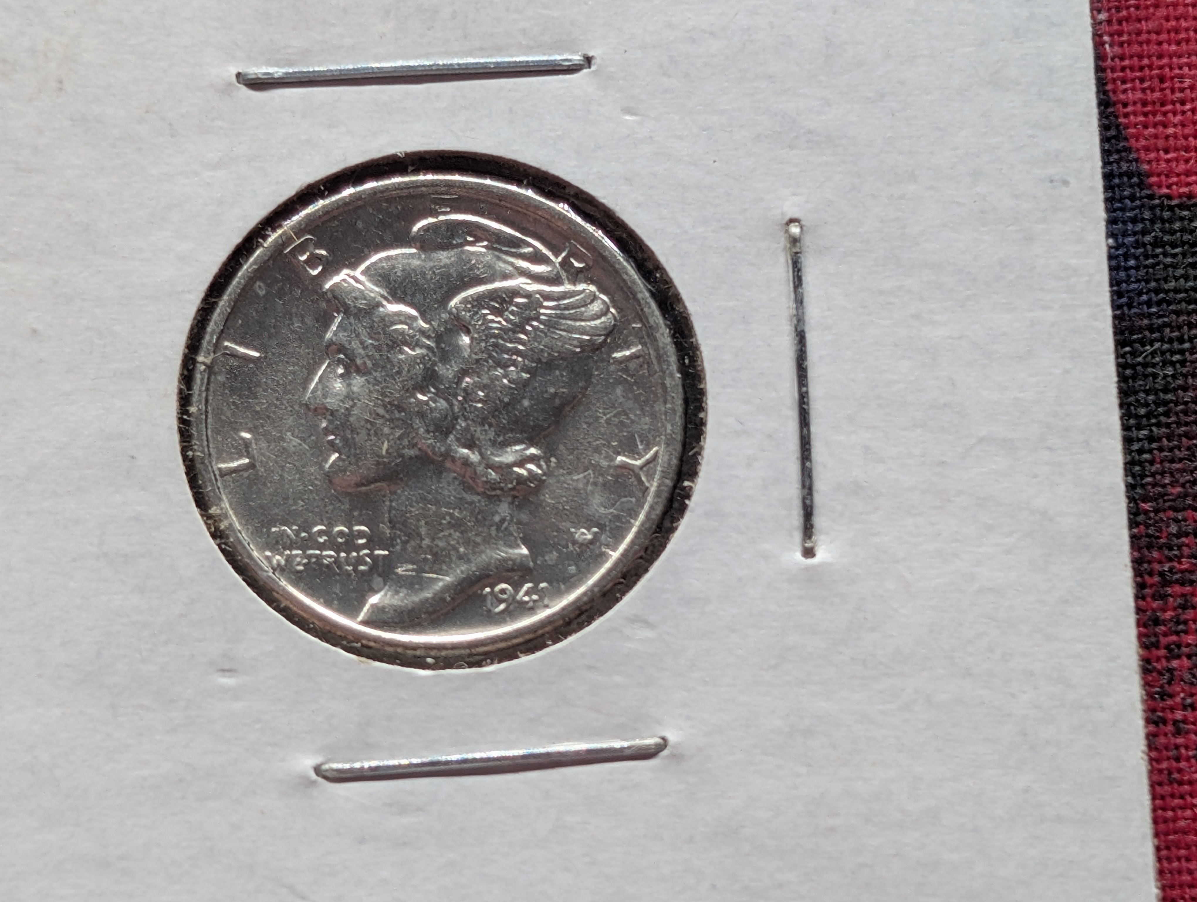1941-D Mercury Dime, 90% Silver