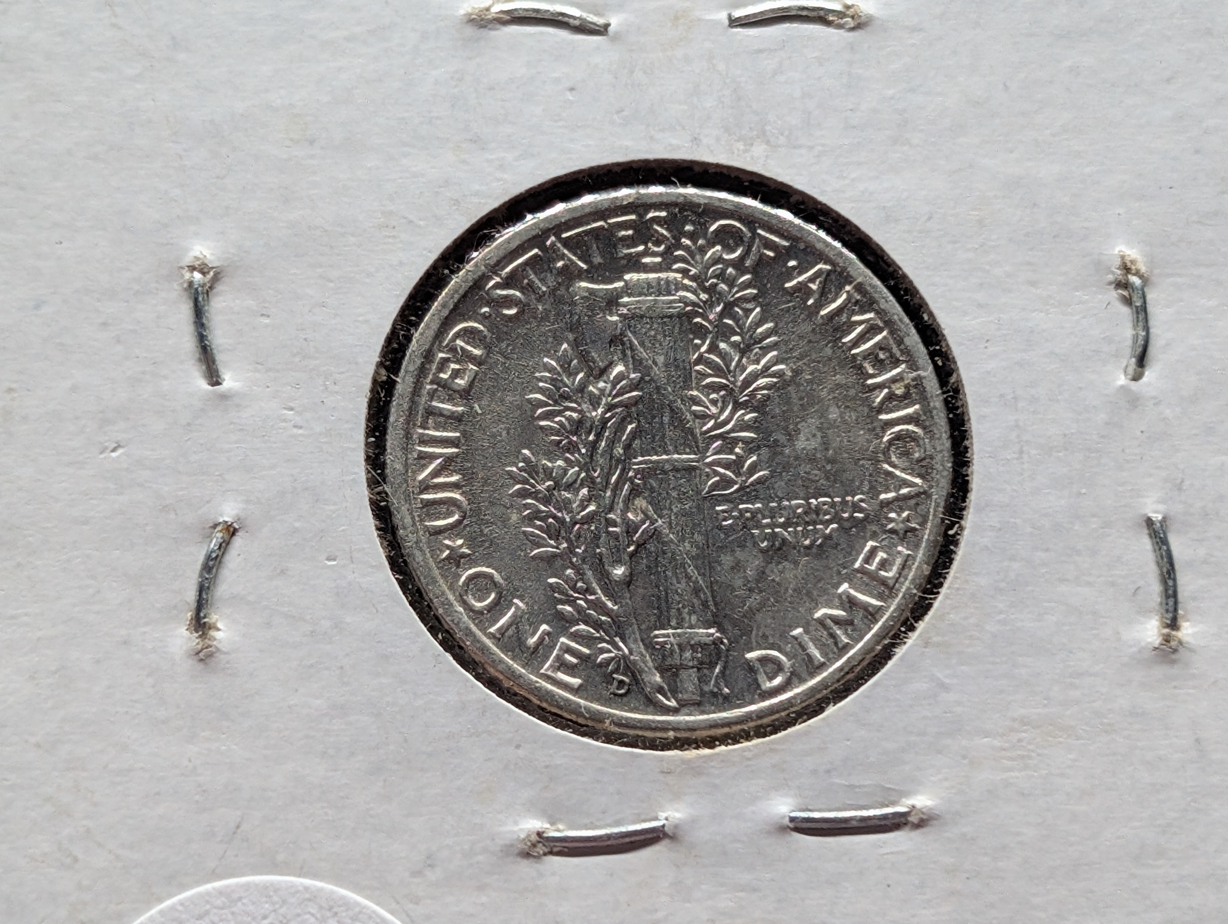 1941-D Mercury Dime, 90% Silver
