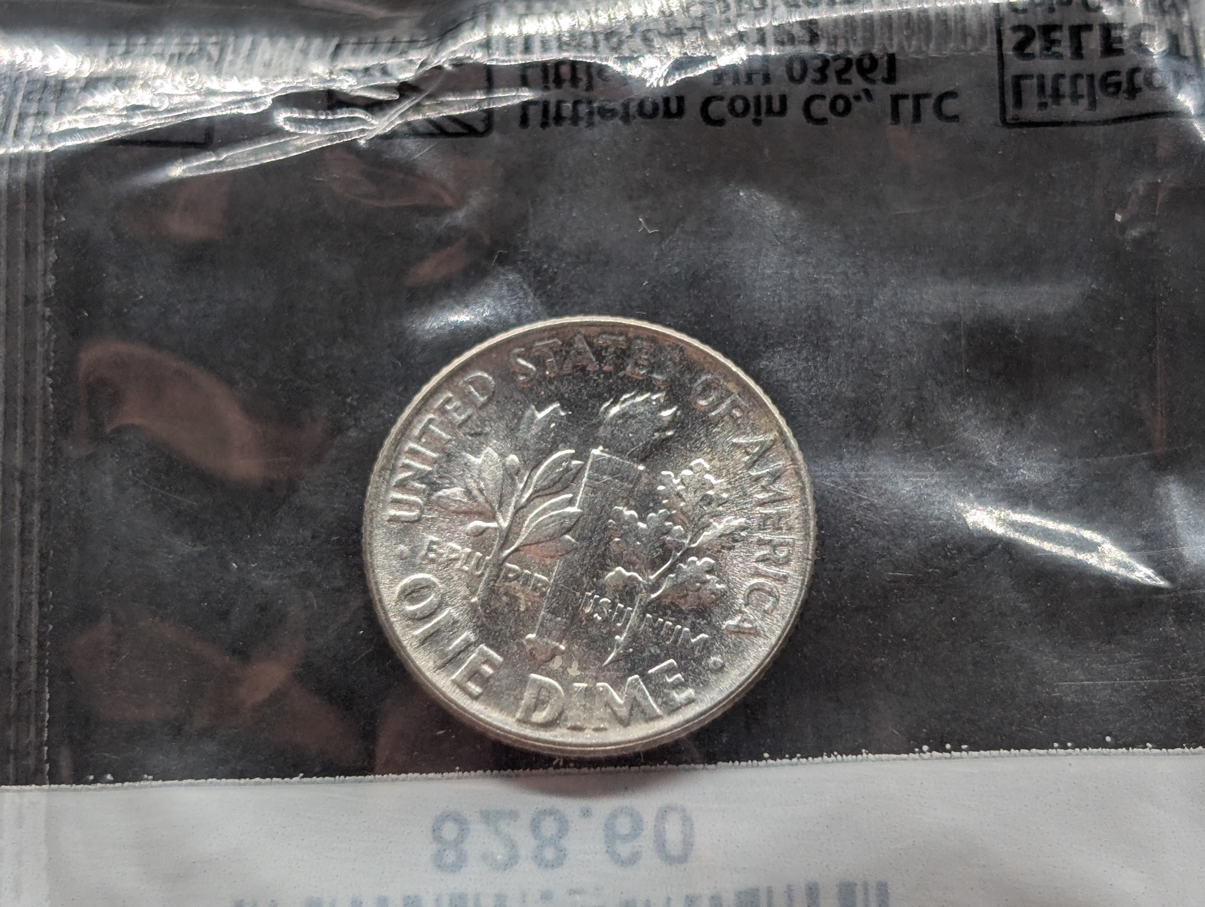 1954-P Roosevelt 90% Silver Dime - Uncirculated-60