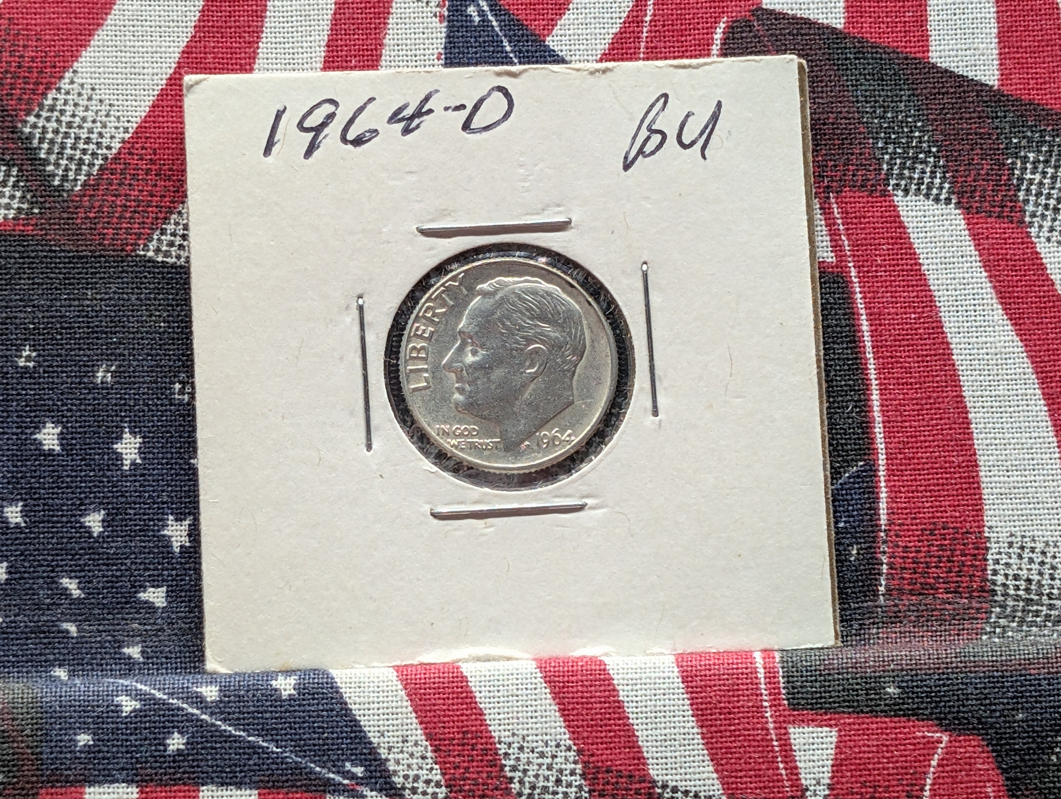 1964-D Roosevelt Dime, 90% Silver