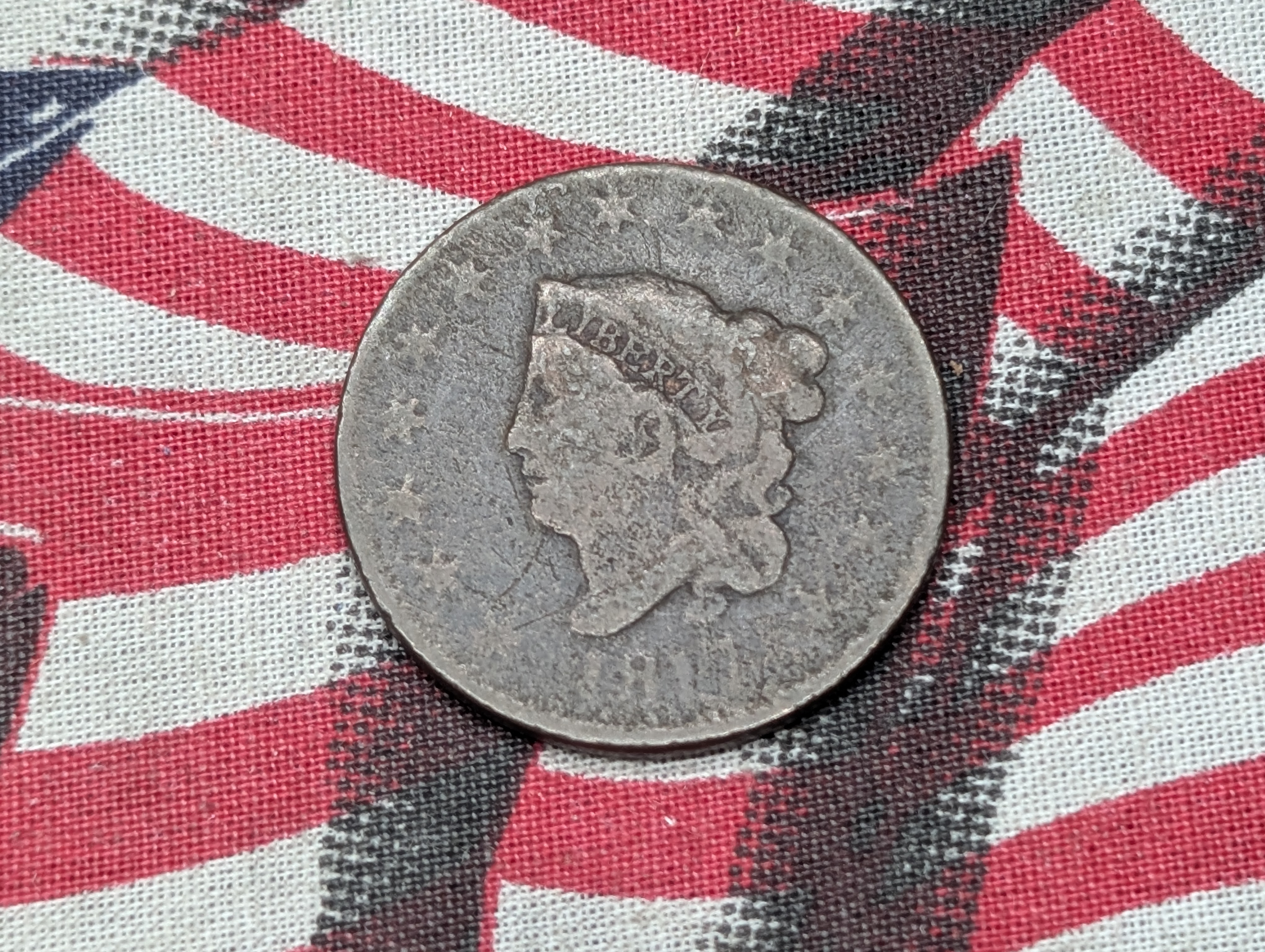 1817 U.S. Coronet Head Large Cent