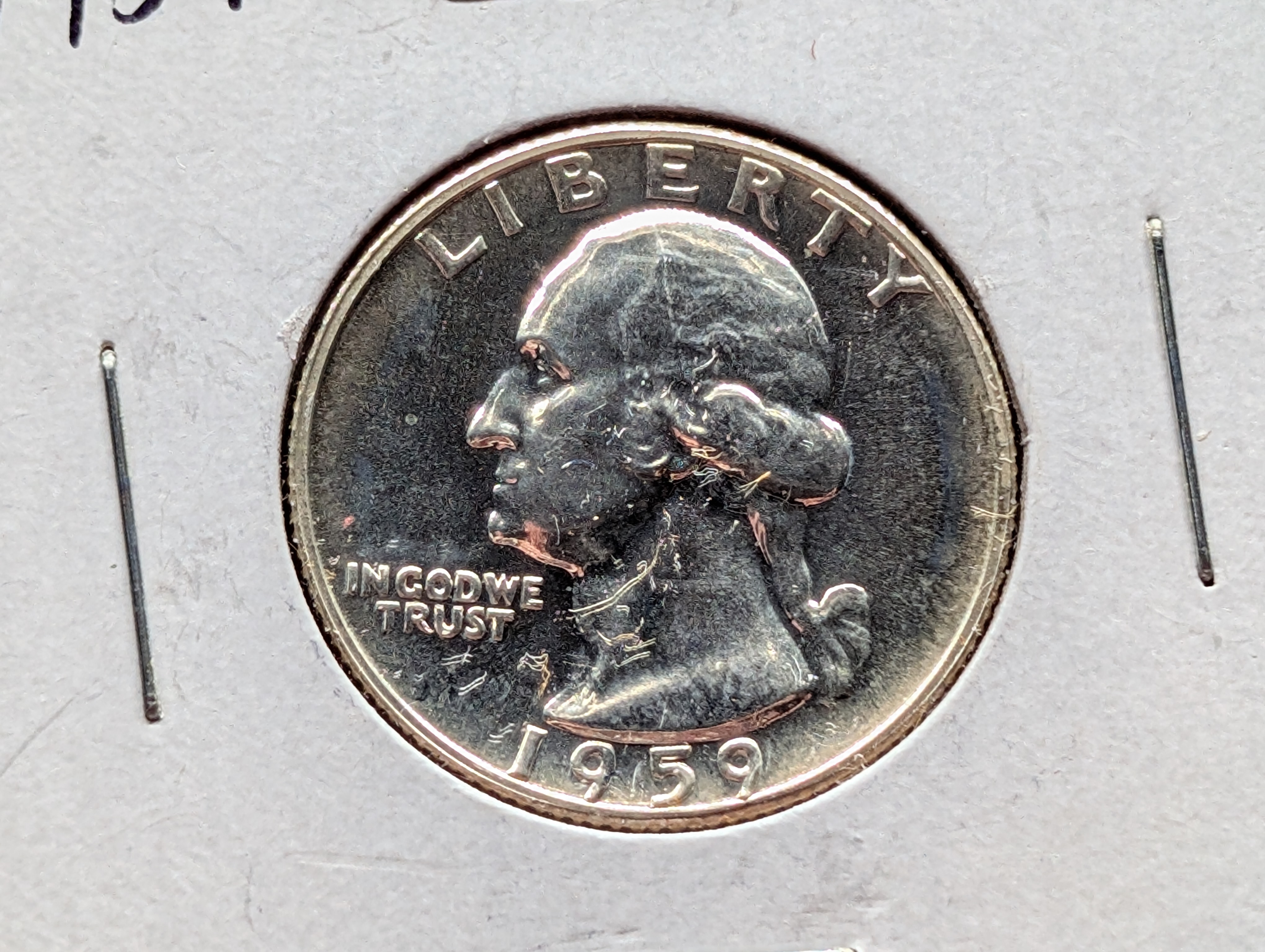 1959-P Washington Quarter, 90% Silver