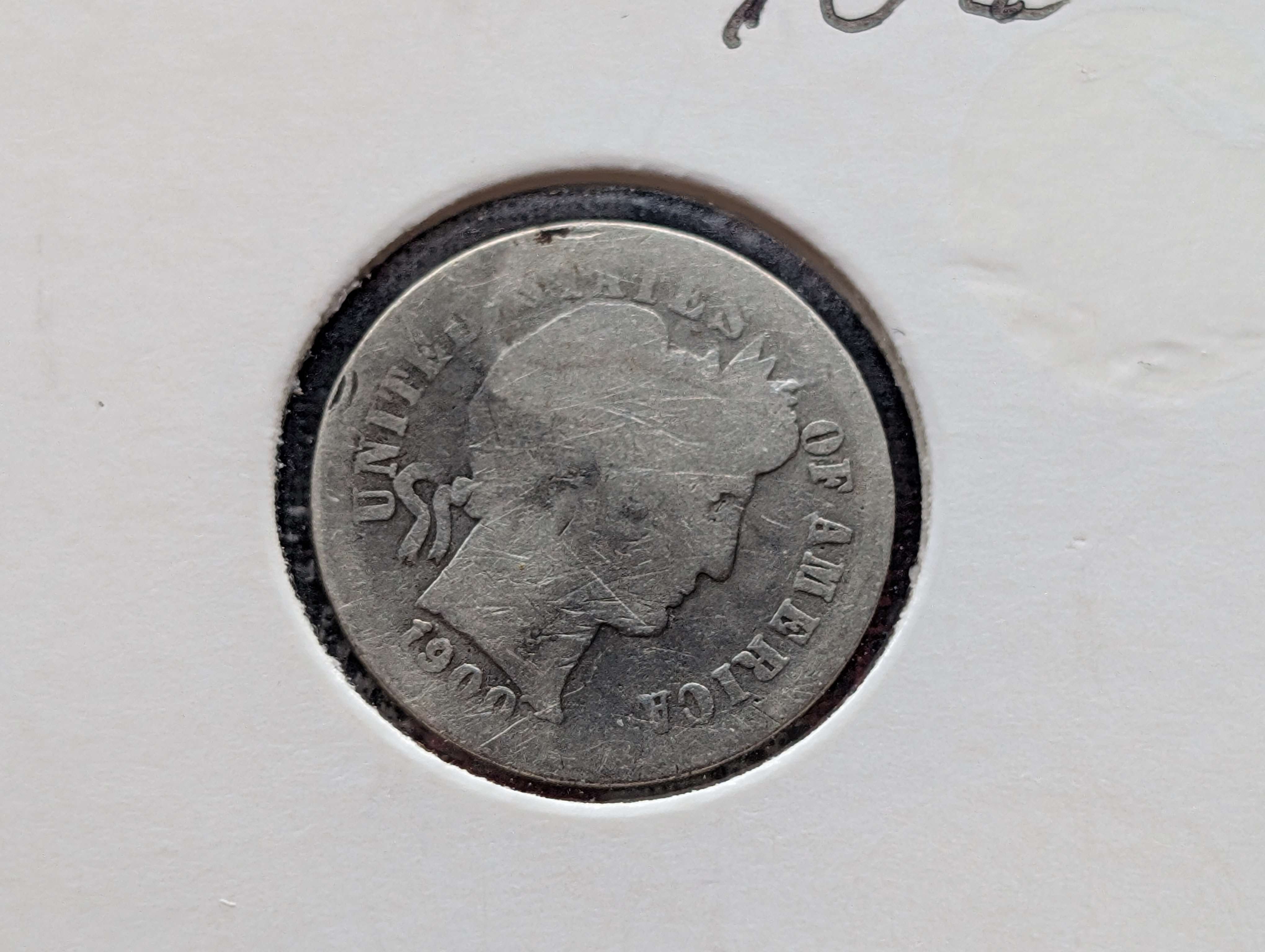 1900-S Barber Dime, 90% Silver
