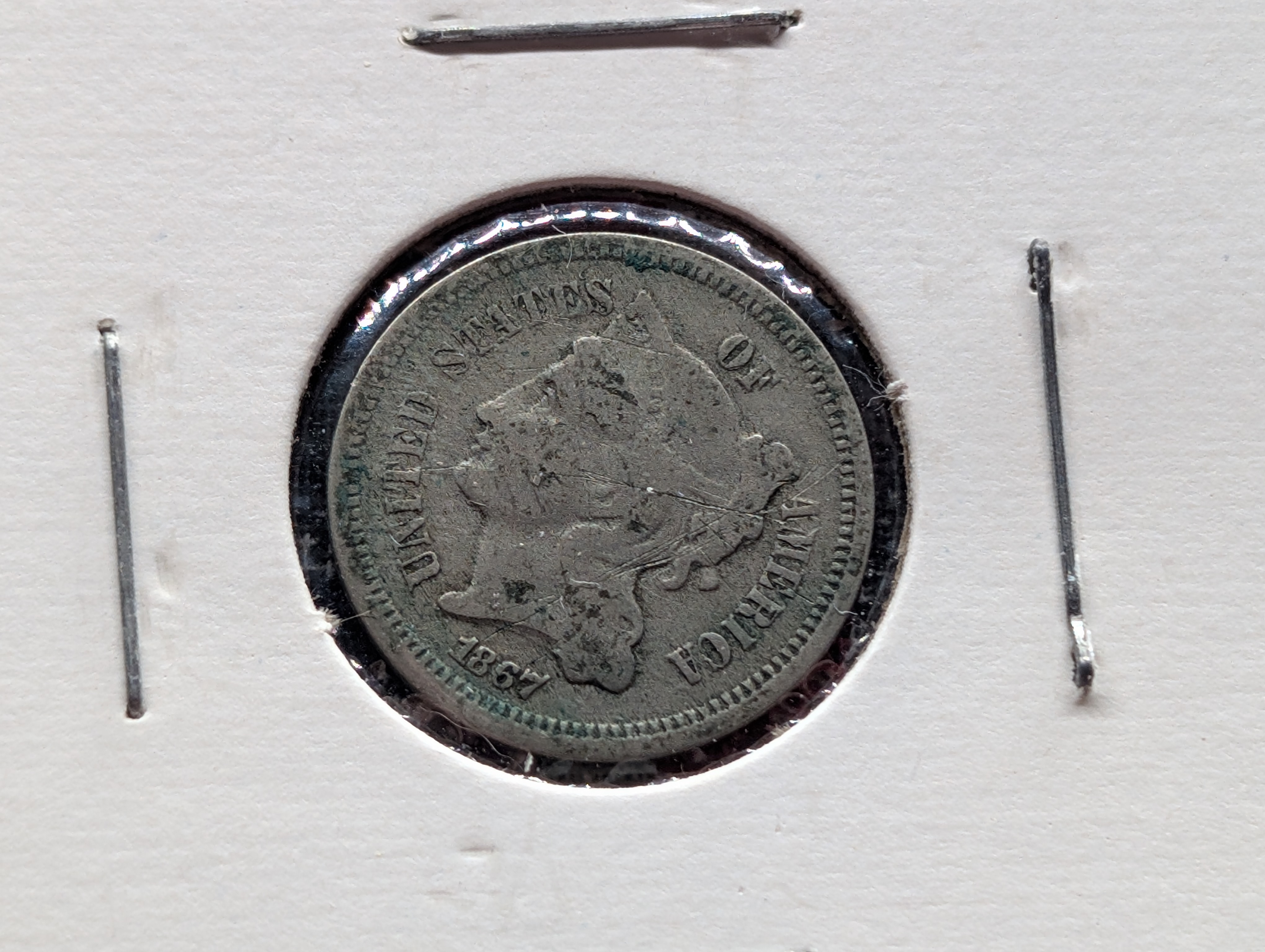 1867 Three Cent Nickel