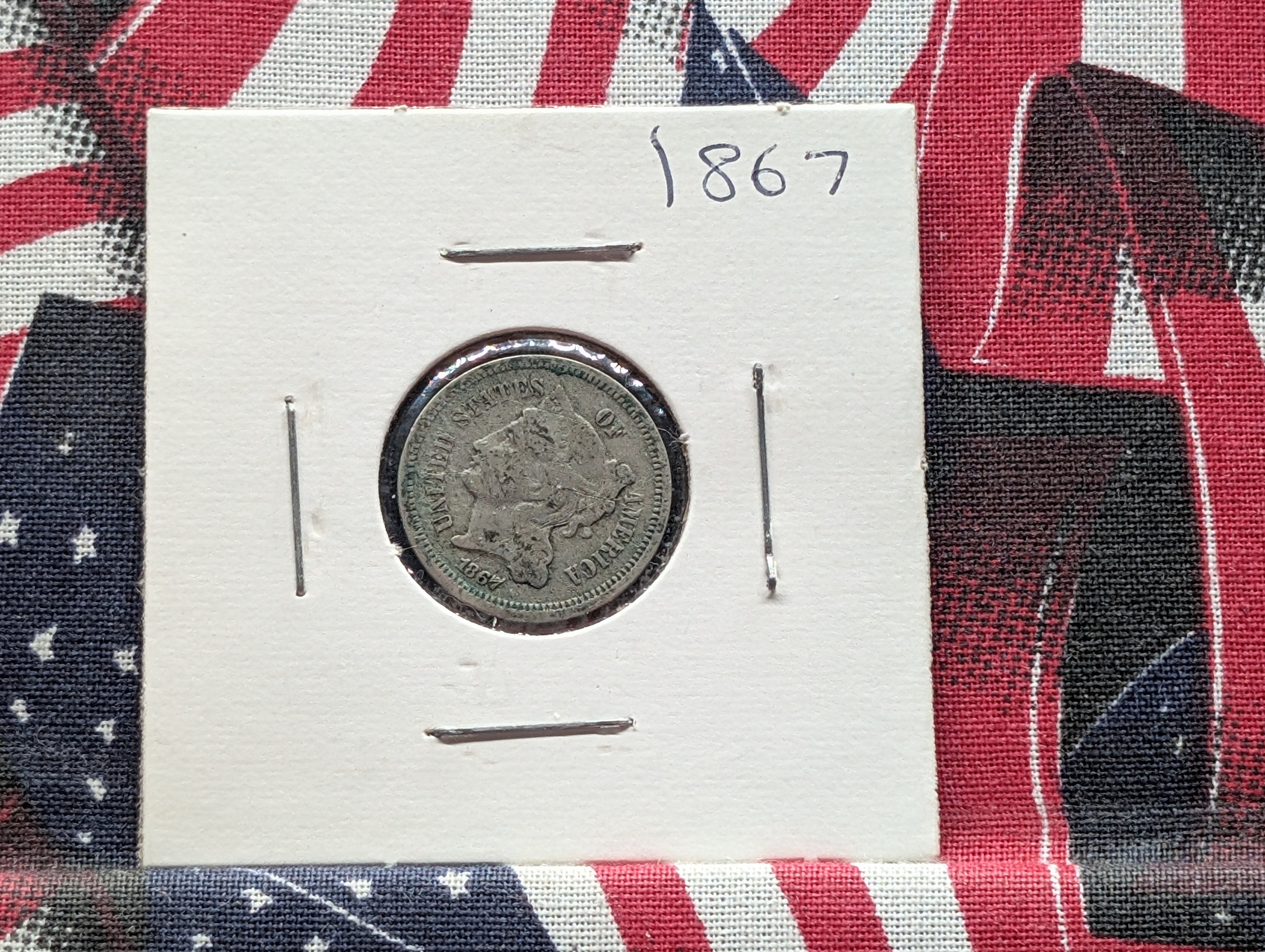1867 Three Cent Nickel