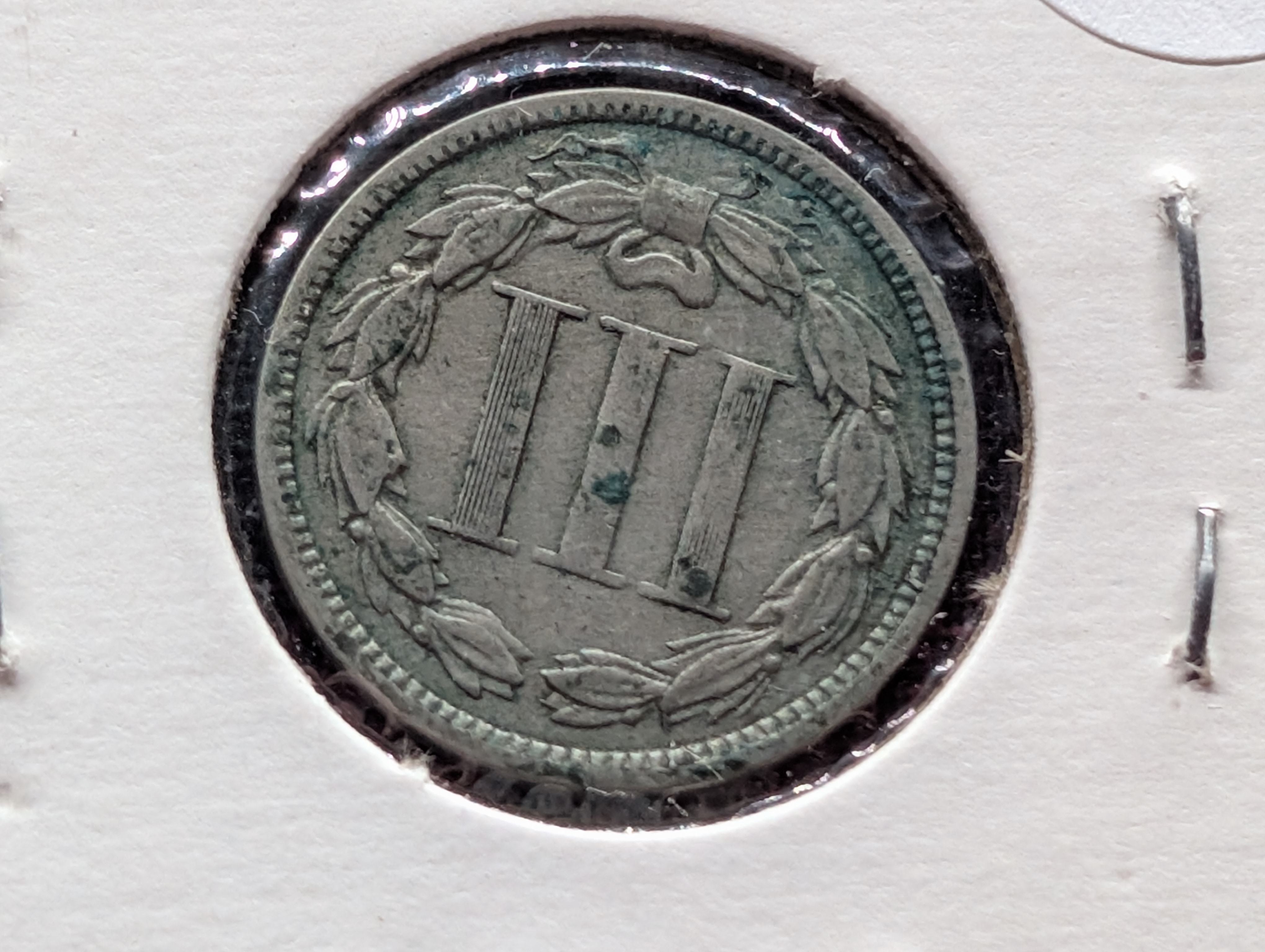 1865 Three Cent Nickel