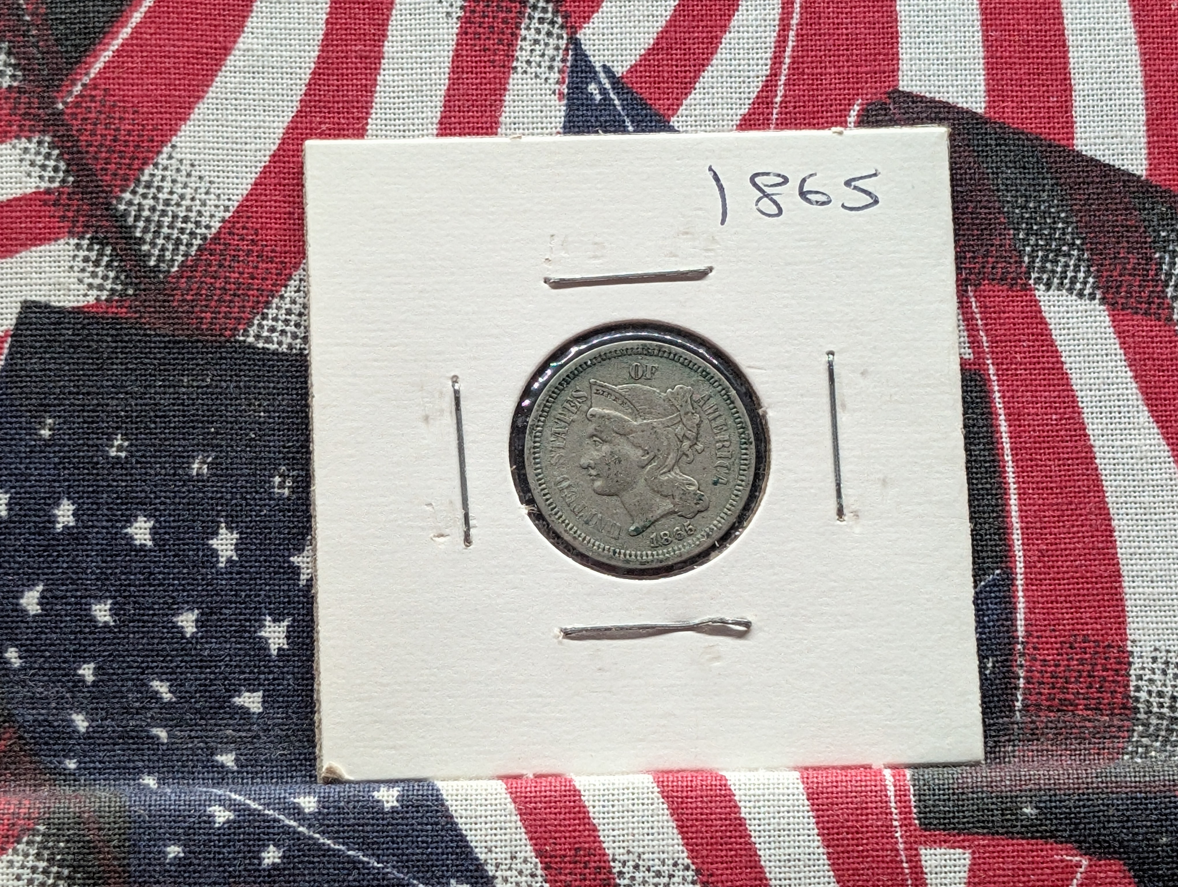 1865 Three Cent Nickel