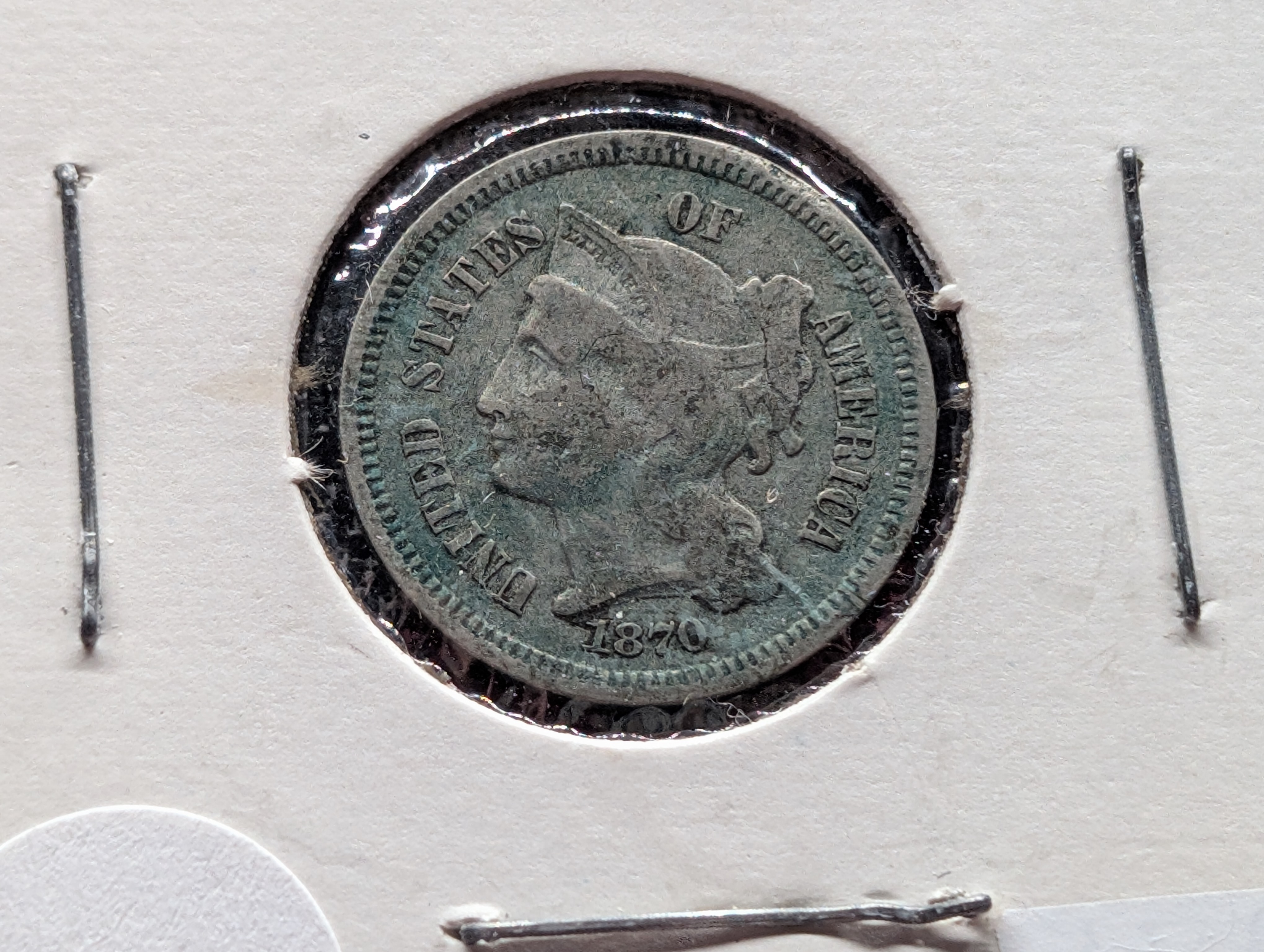 1870 Three Cent Nickel