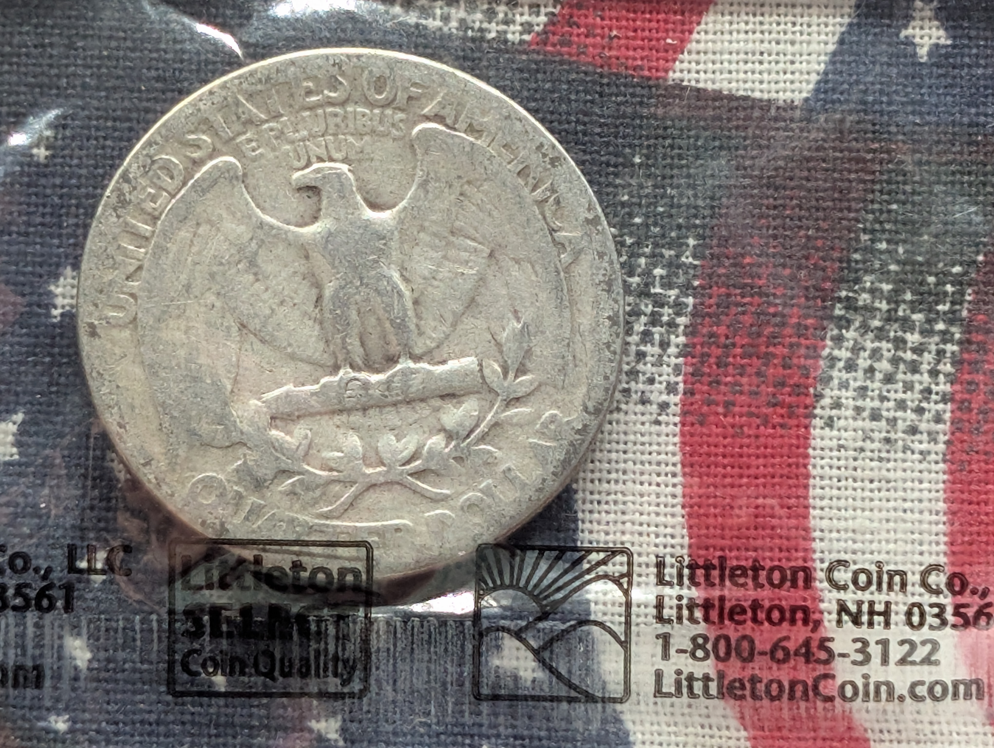 1942-P Washington 90% Silver Quarter - Average Circulated