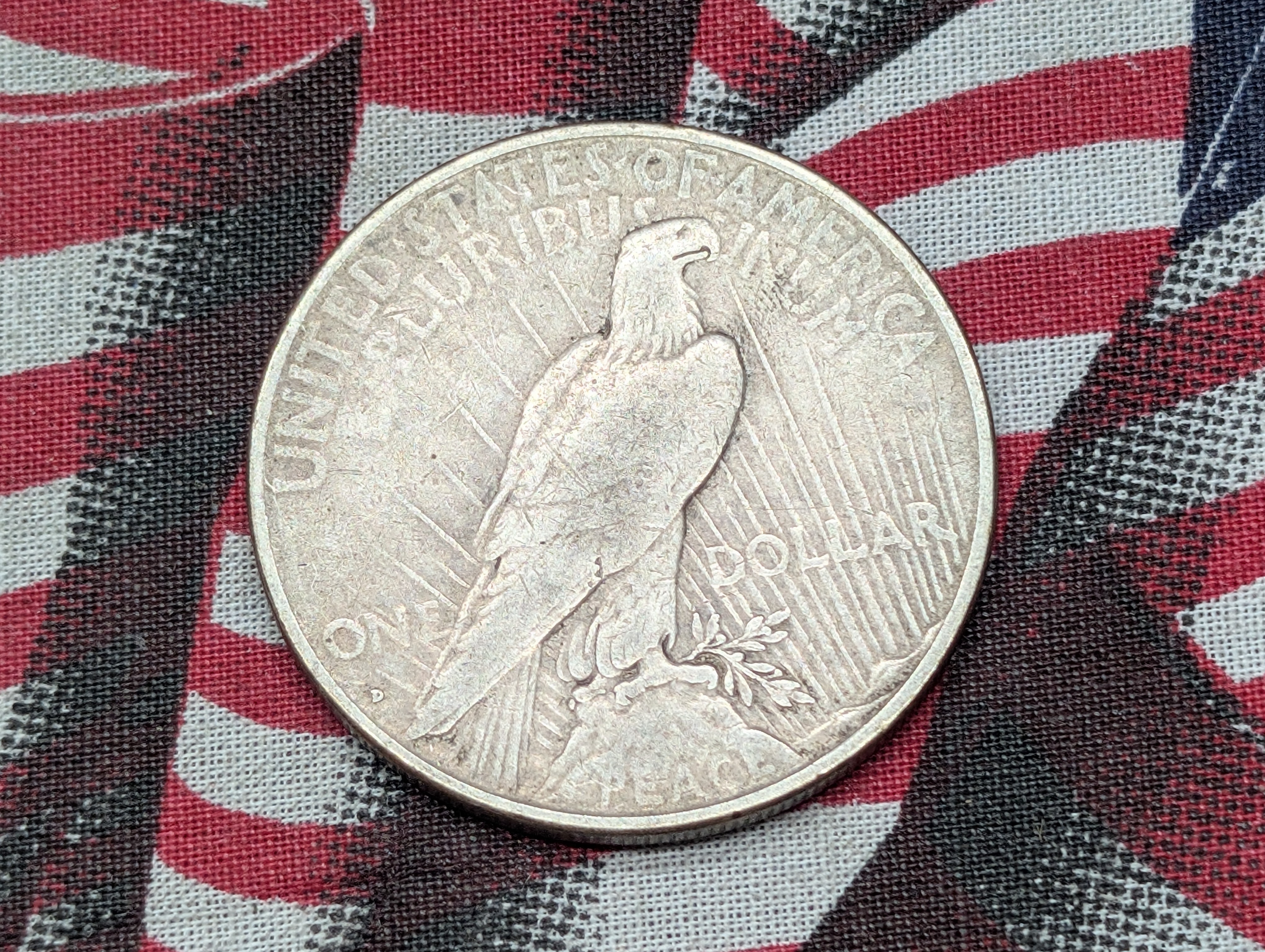 1934-D Peace Silver Dollar, 90% Silver