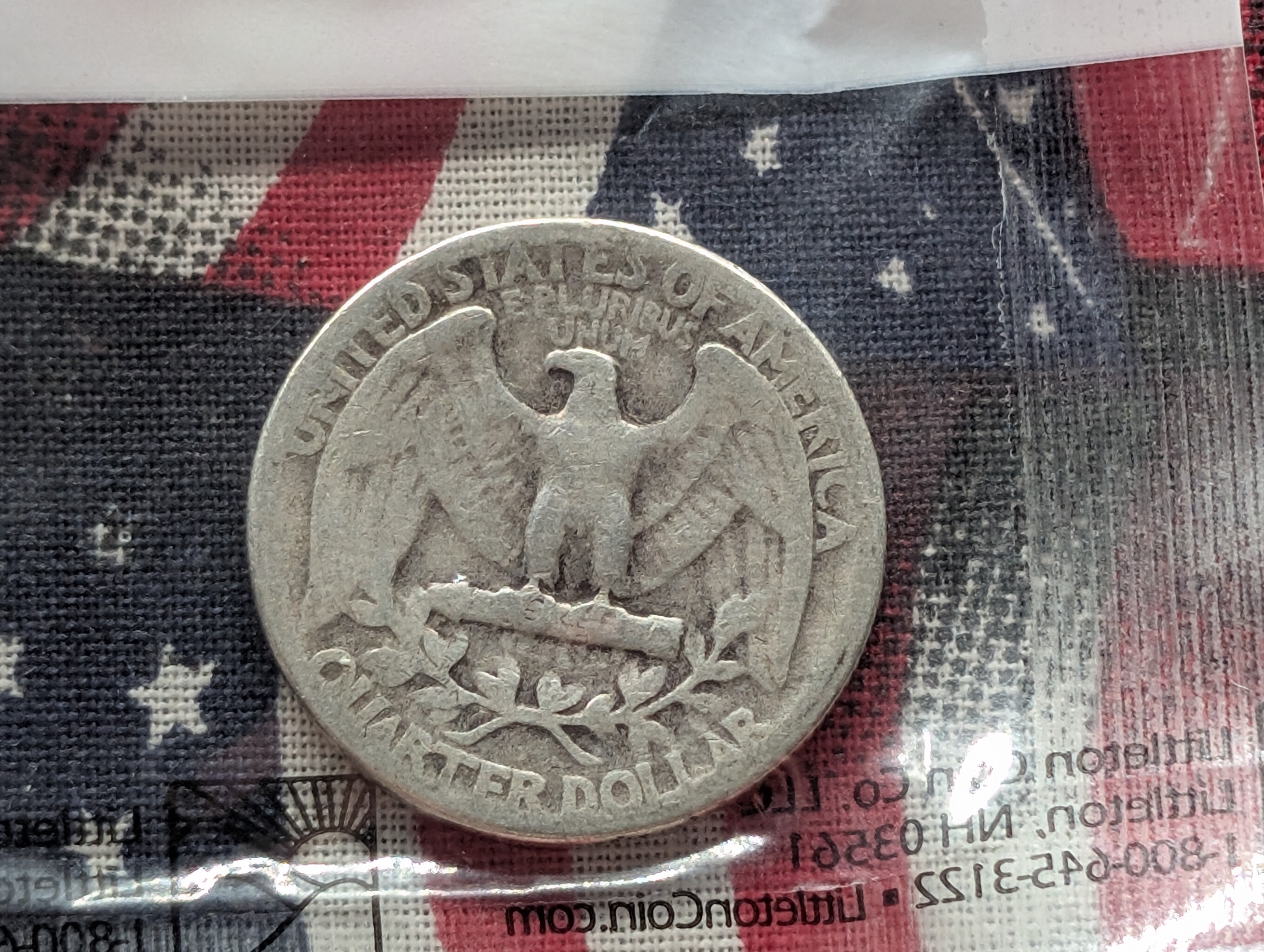 1944-P Washington 90% Silver Quarter - Good