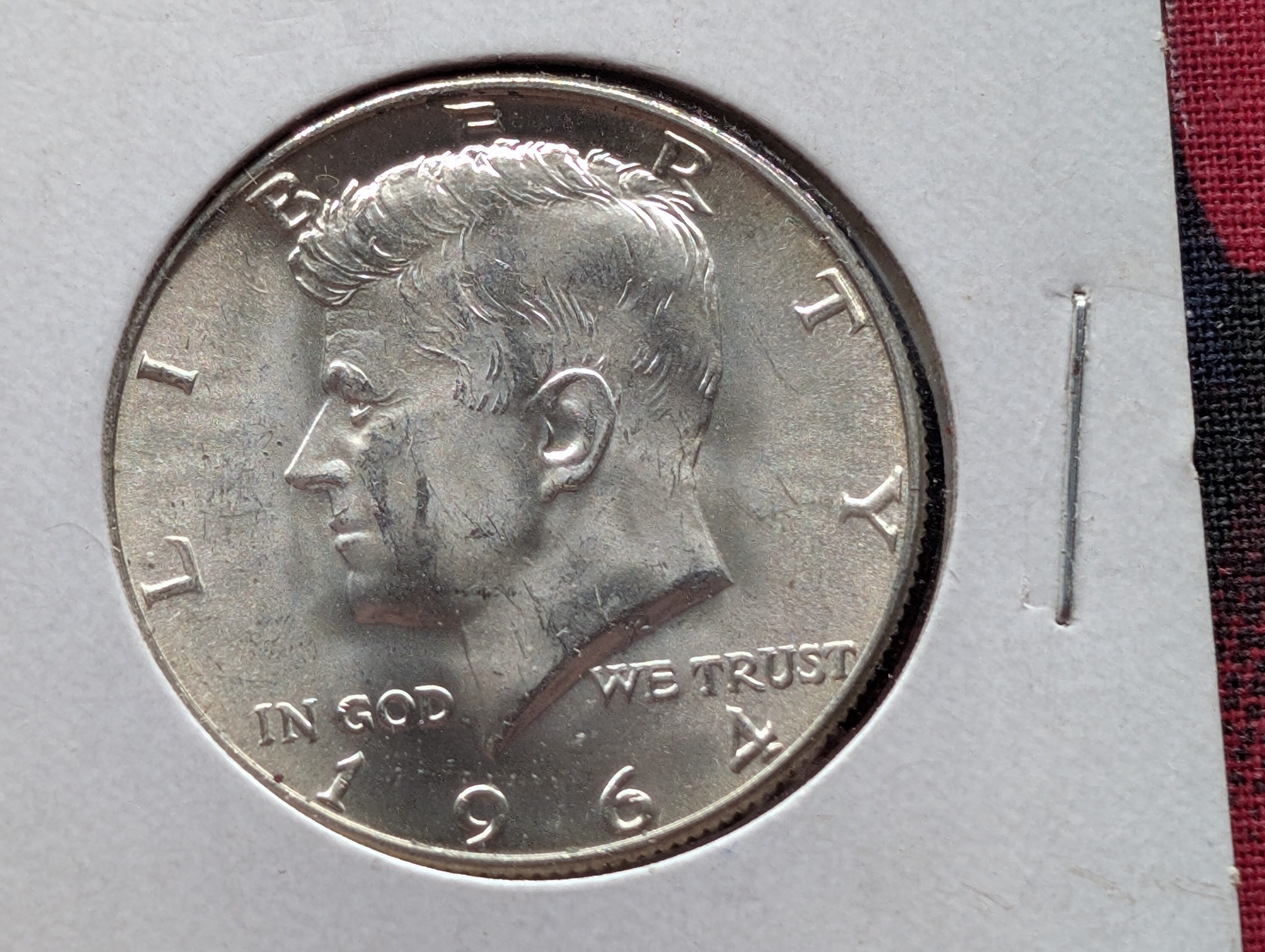 1964-D Kennedy Half Dollar, 90% Silver