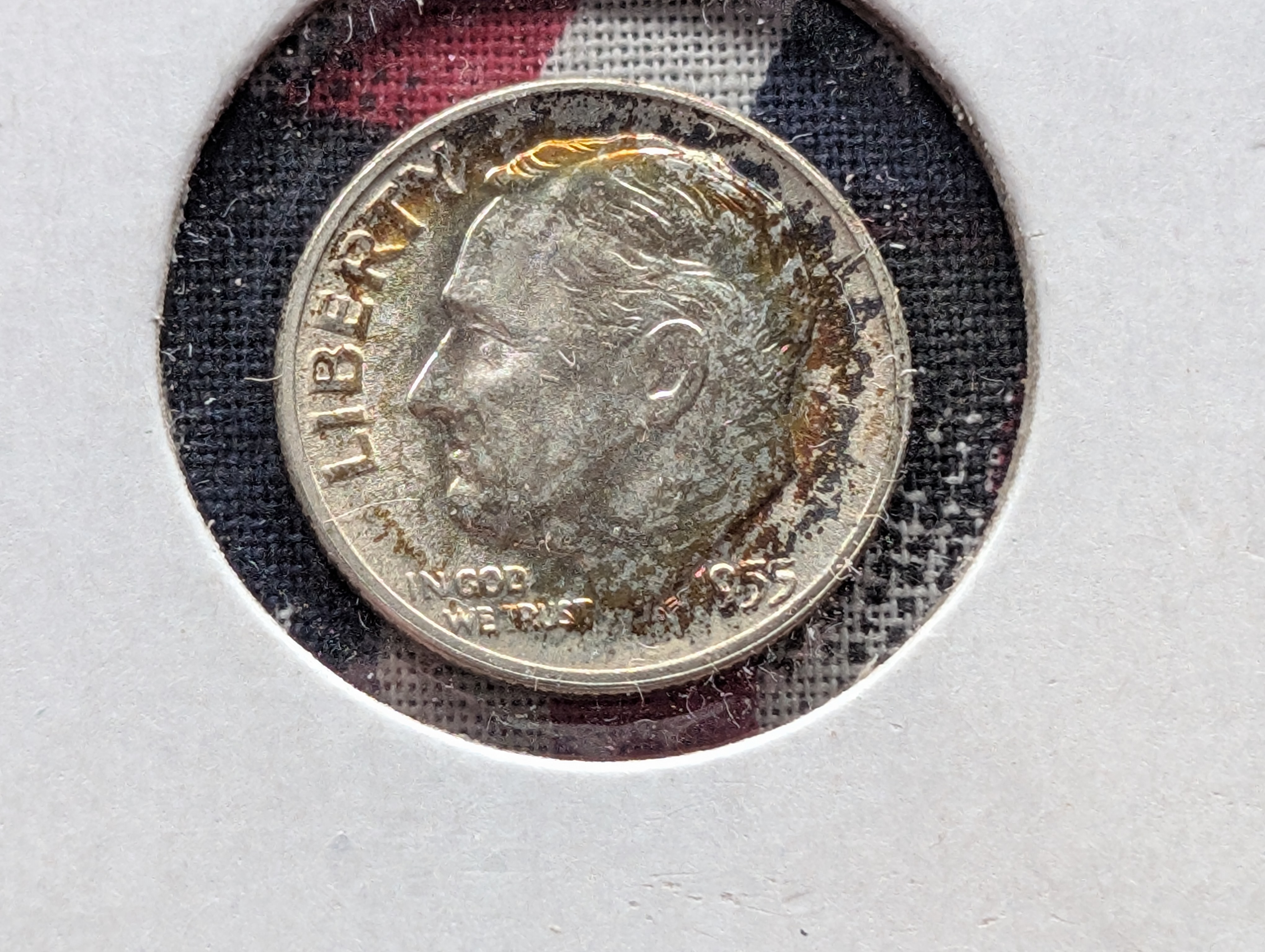 1955-S Roosevelt Dime, 90% Silver