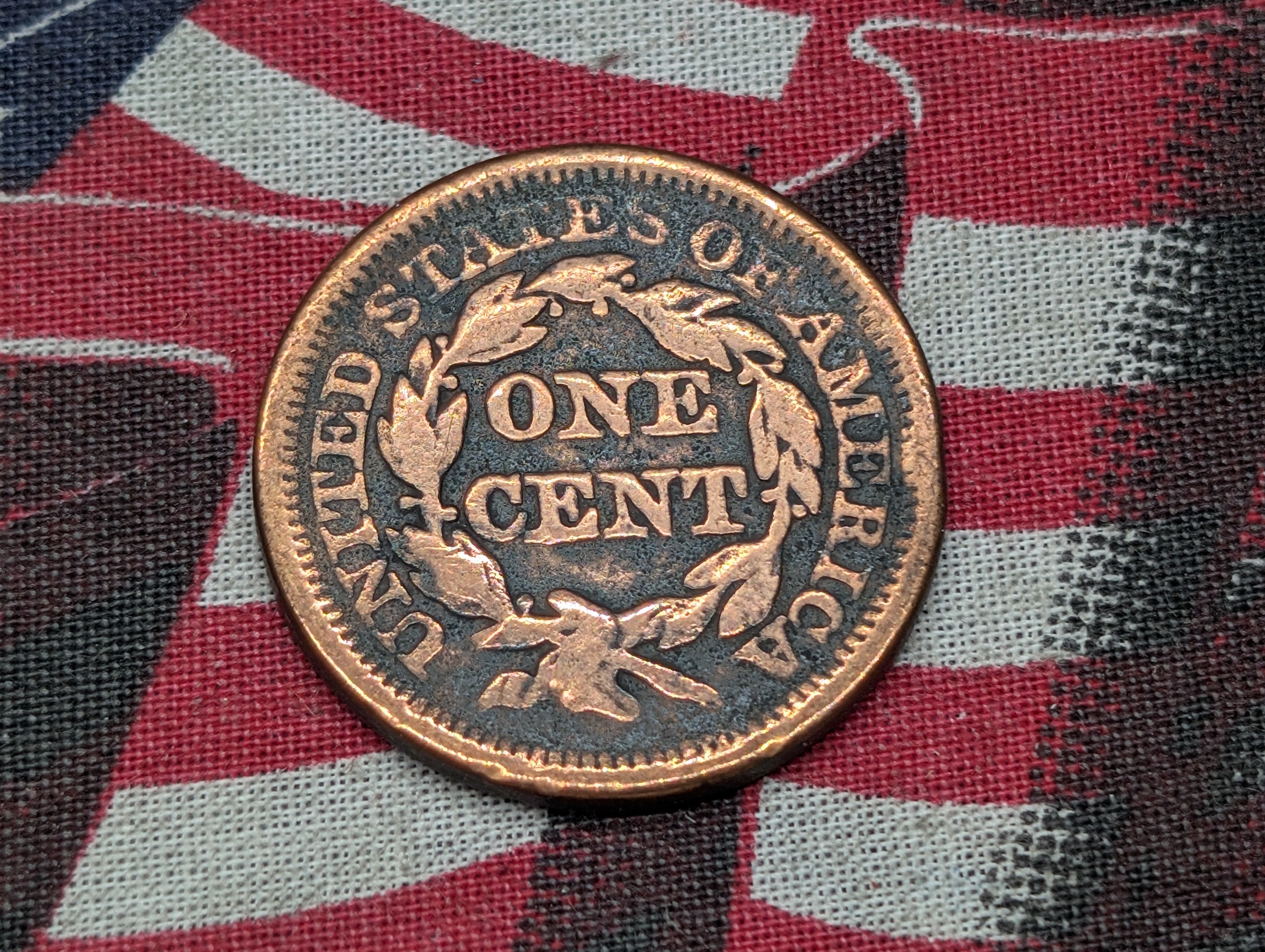 1848 Braided Hair Large Cent