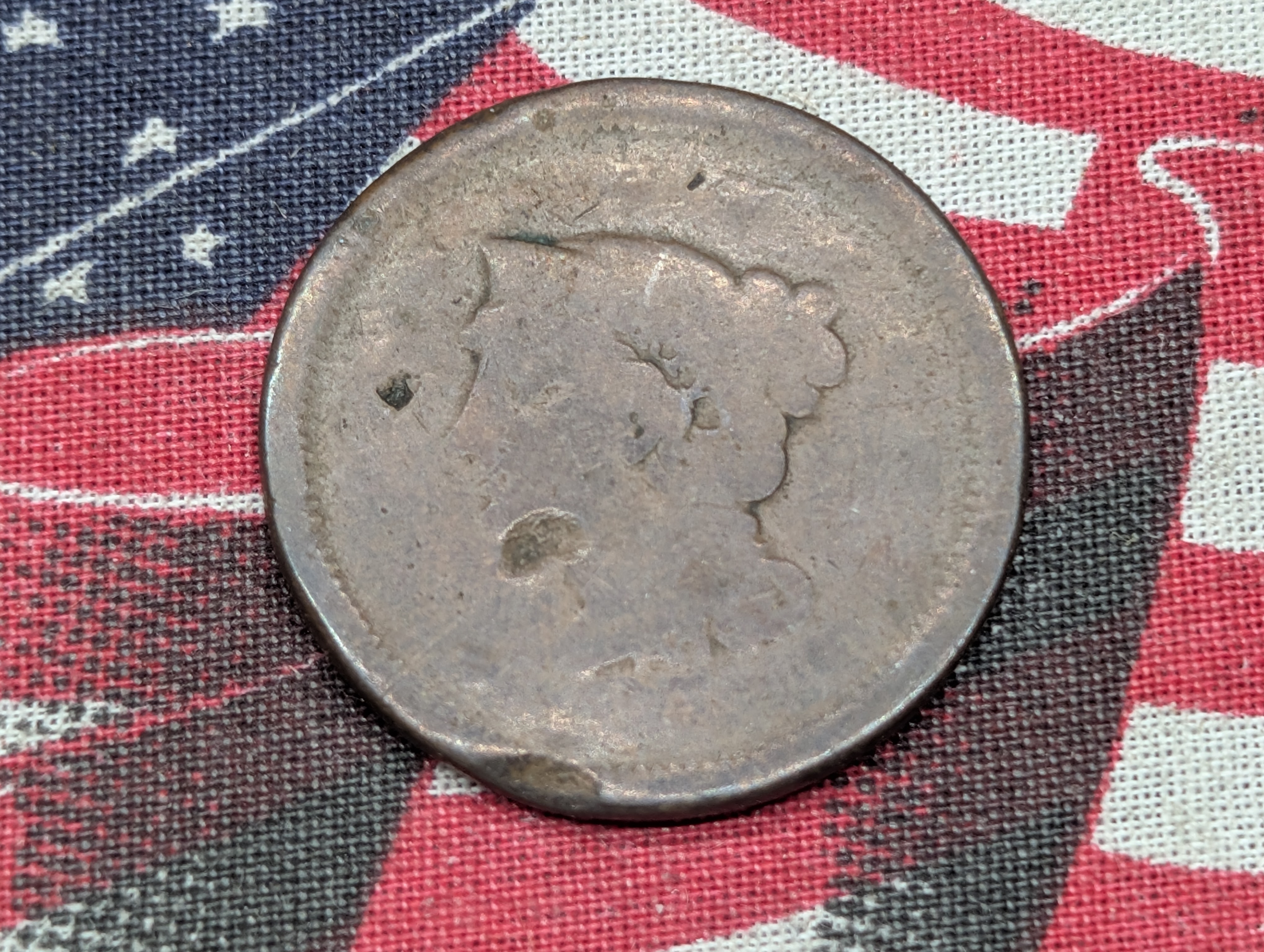 1852 Braided Hair Large Cent