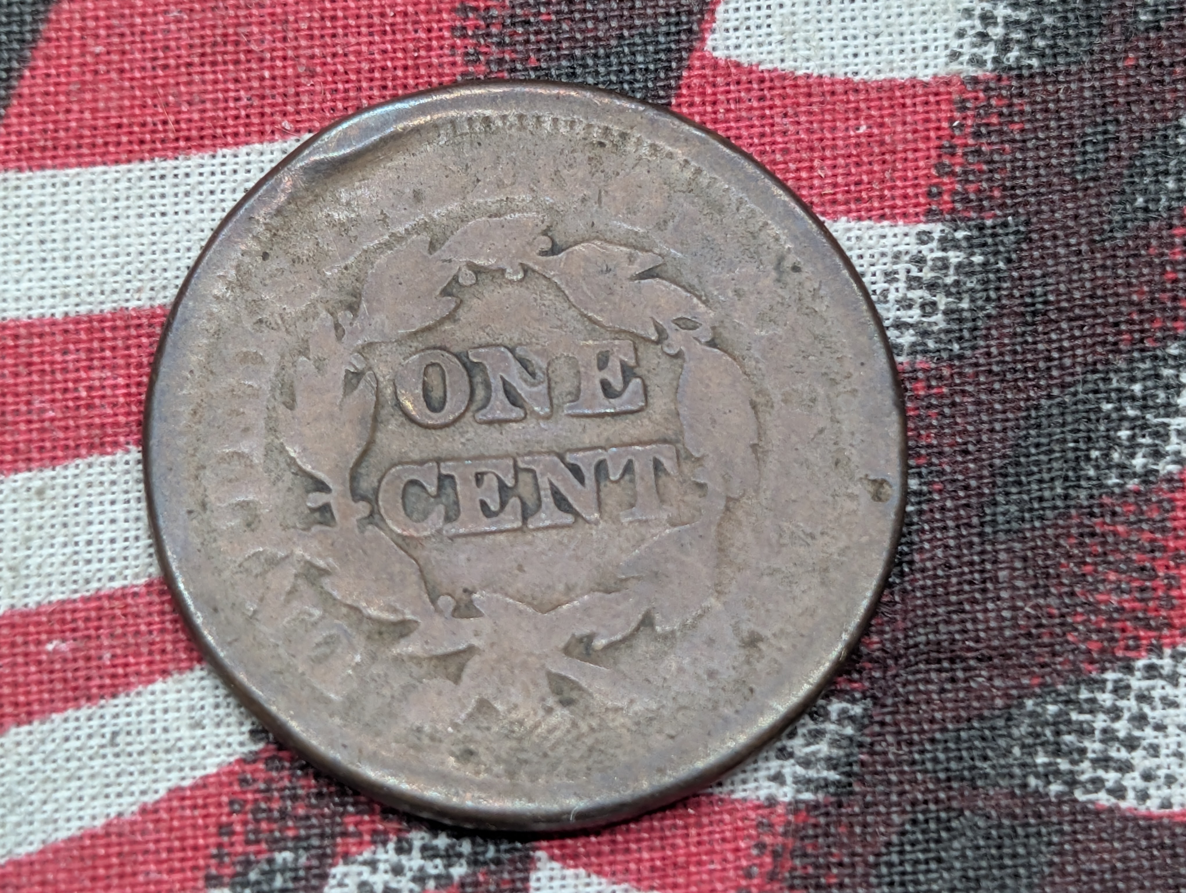 1852 Braided Hair Large Cent