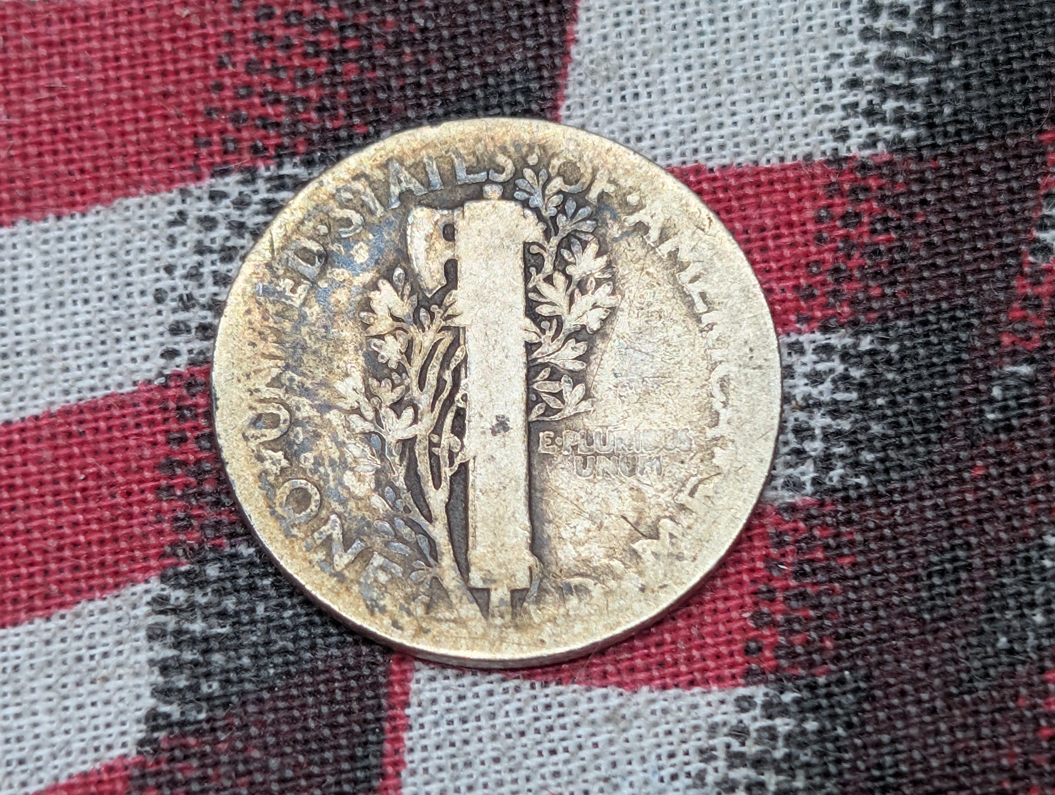 1919-P Mercury Dime, 90% Silver
