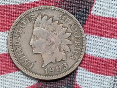 1903 Indian Head Cent Condition PLEASE NOTE Some coins may have a grade on the package or in 