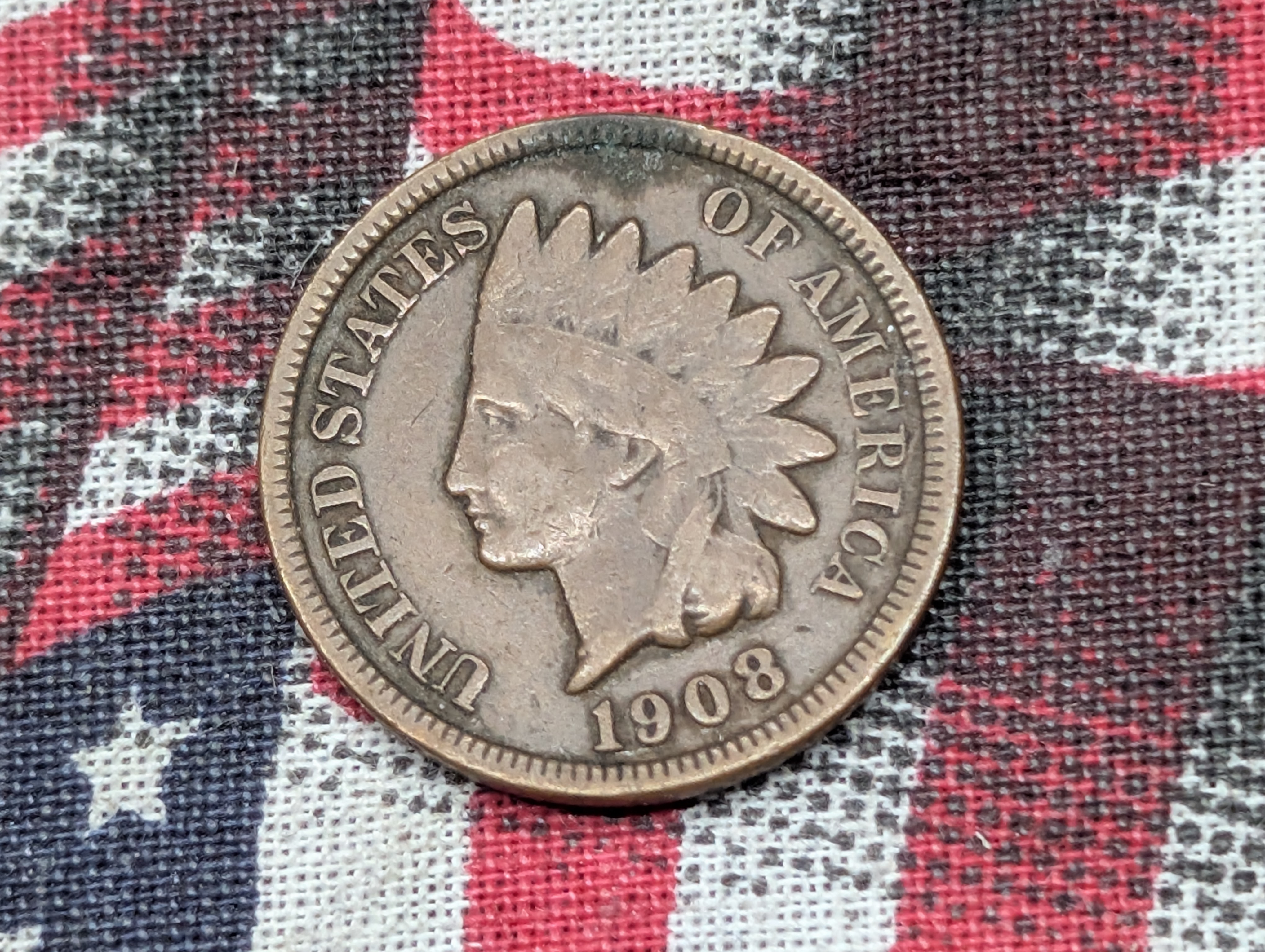1908 Indian Head Cent
