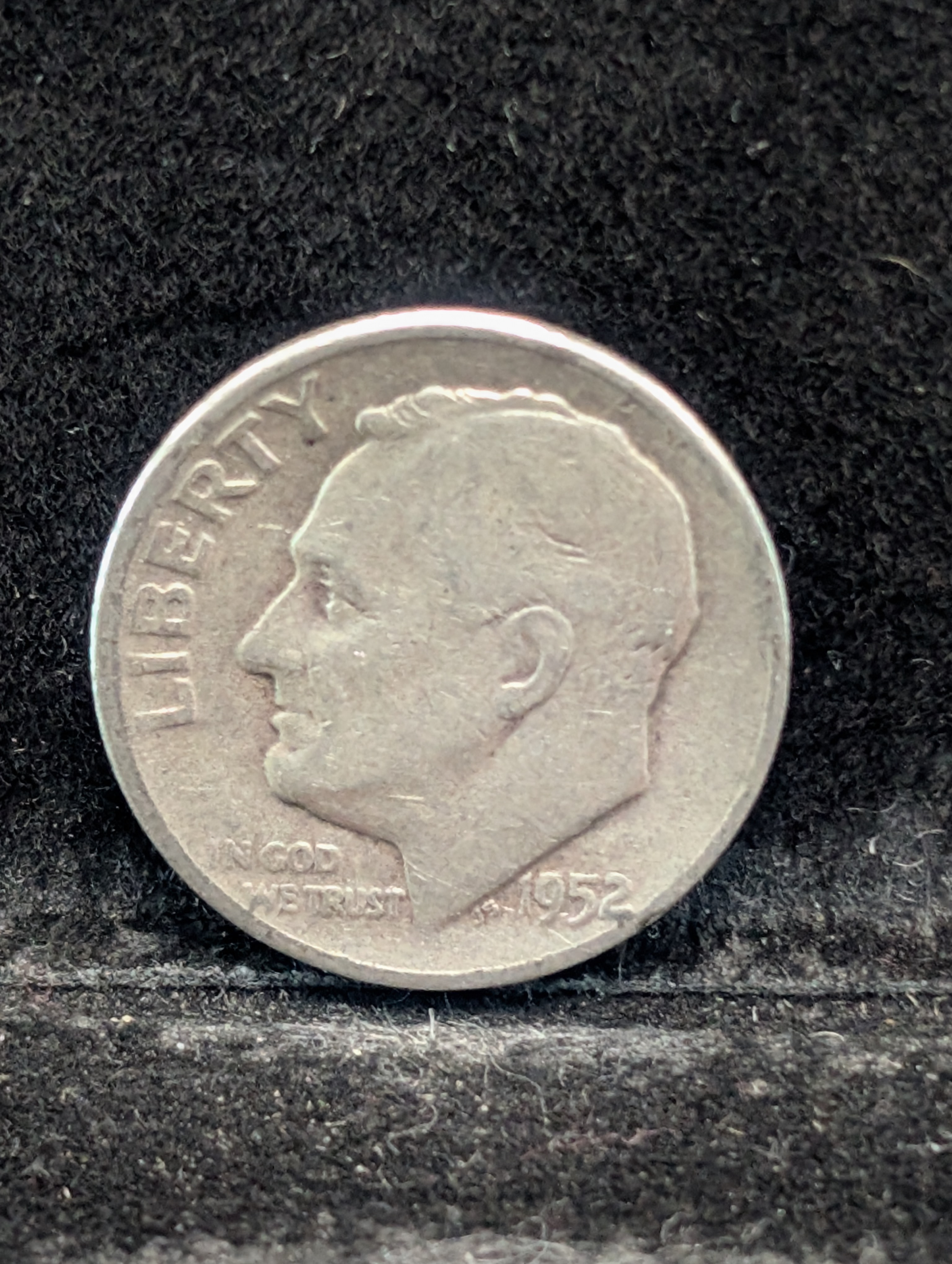 (2) 1952-P & (1) 1952-S 90% Silver Roosevelt Dimes - 74 Years Old!