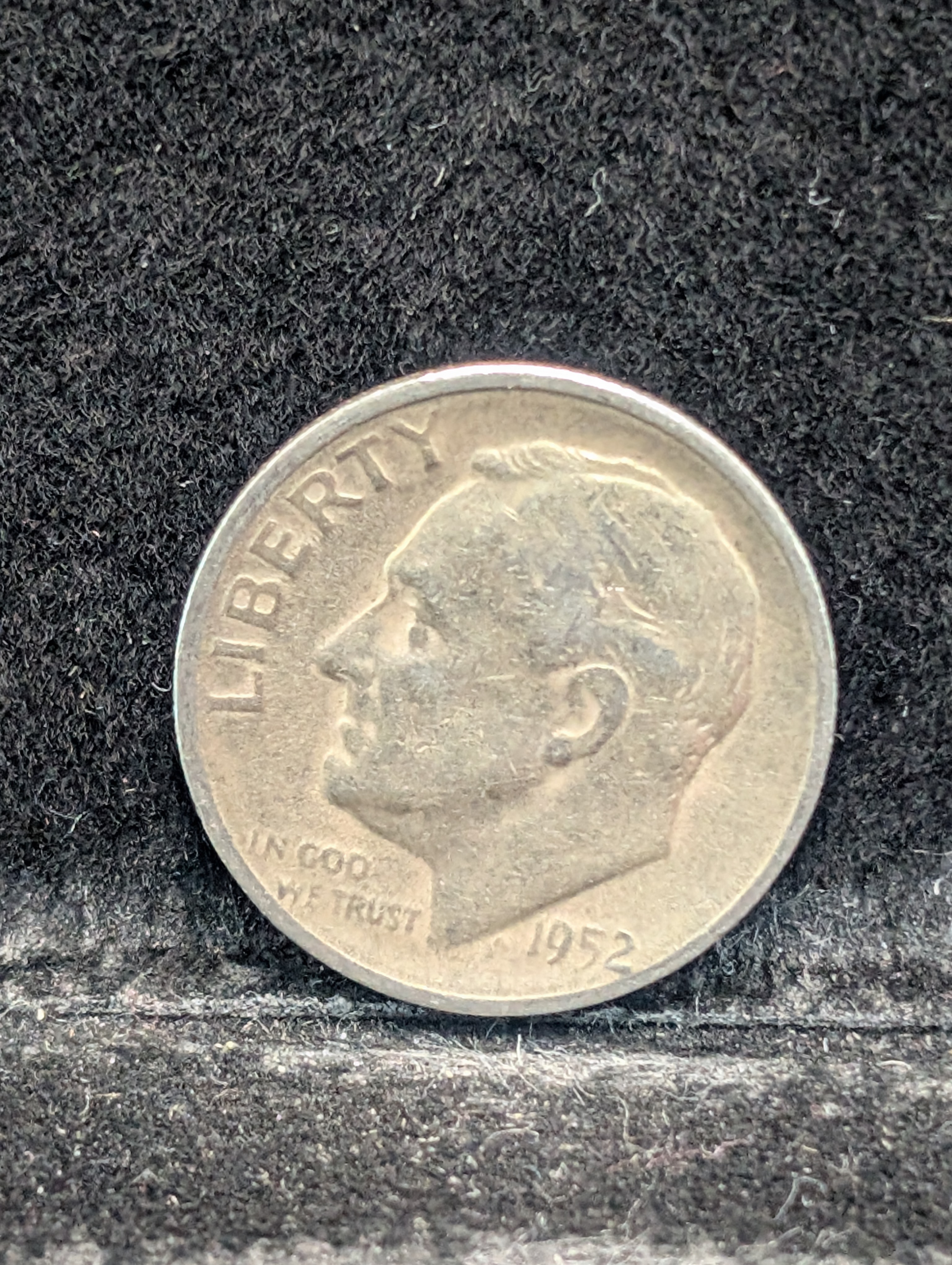 (2) 1952-P & (1) 1952-S 90% Silver Roosevelt Dimes - 74 Years Old!