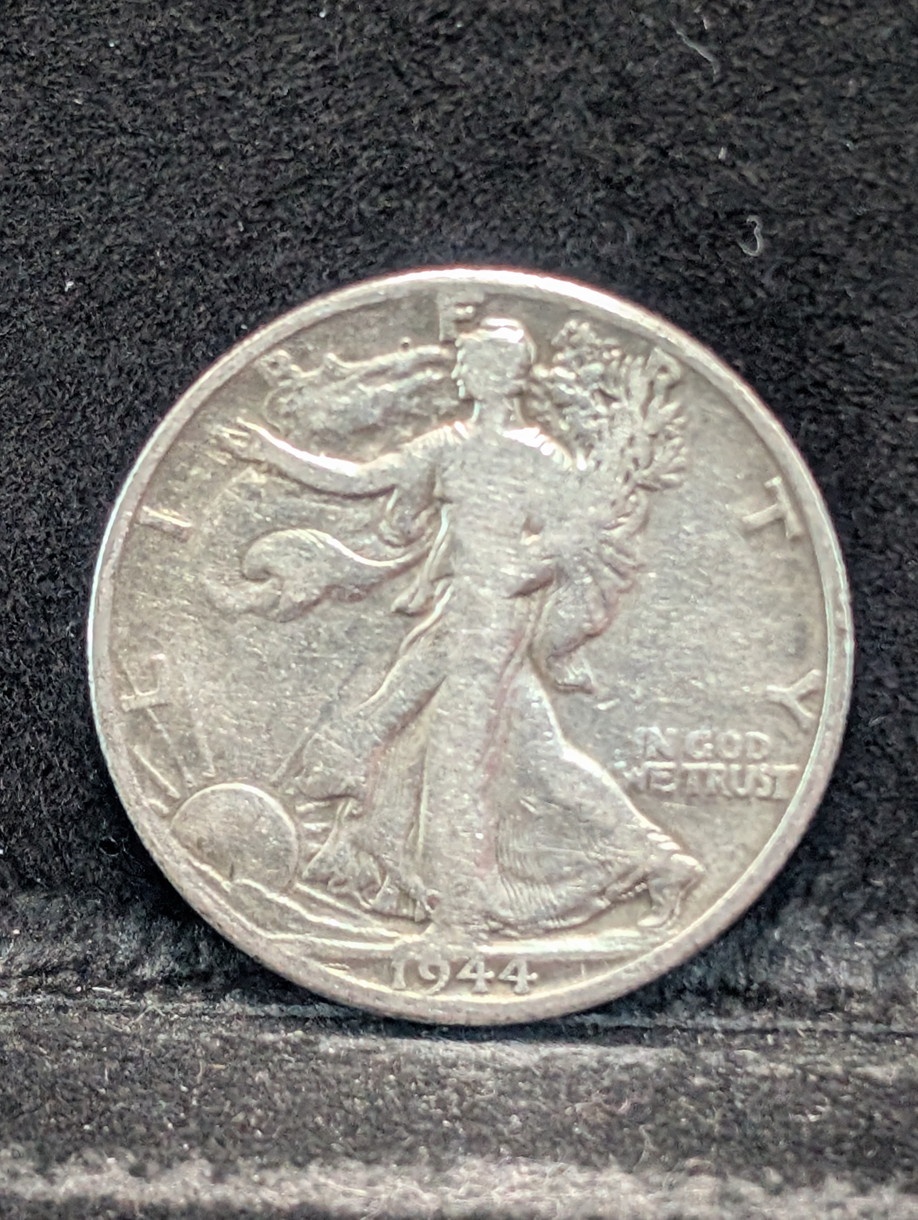 1944-D (WWII ERA) 90% Silver Walking Liberty Half Dollar - 82 Years old