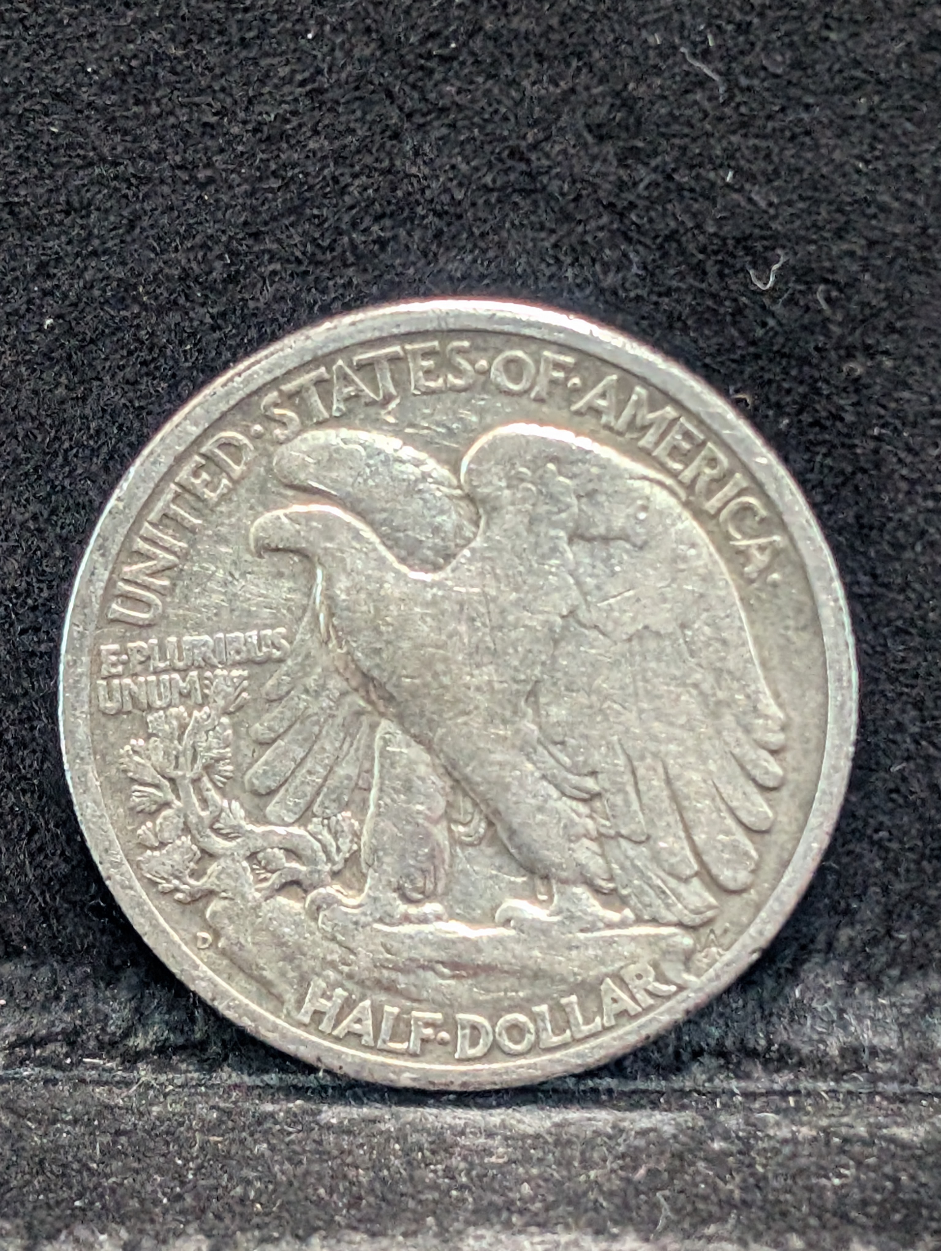 1944-D (WWII ERA) 90% Silver Walking Liberty Half Dollar - 82 Years old