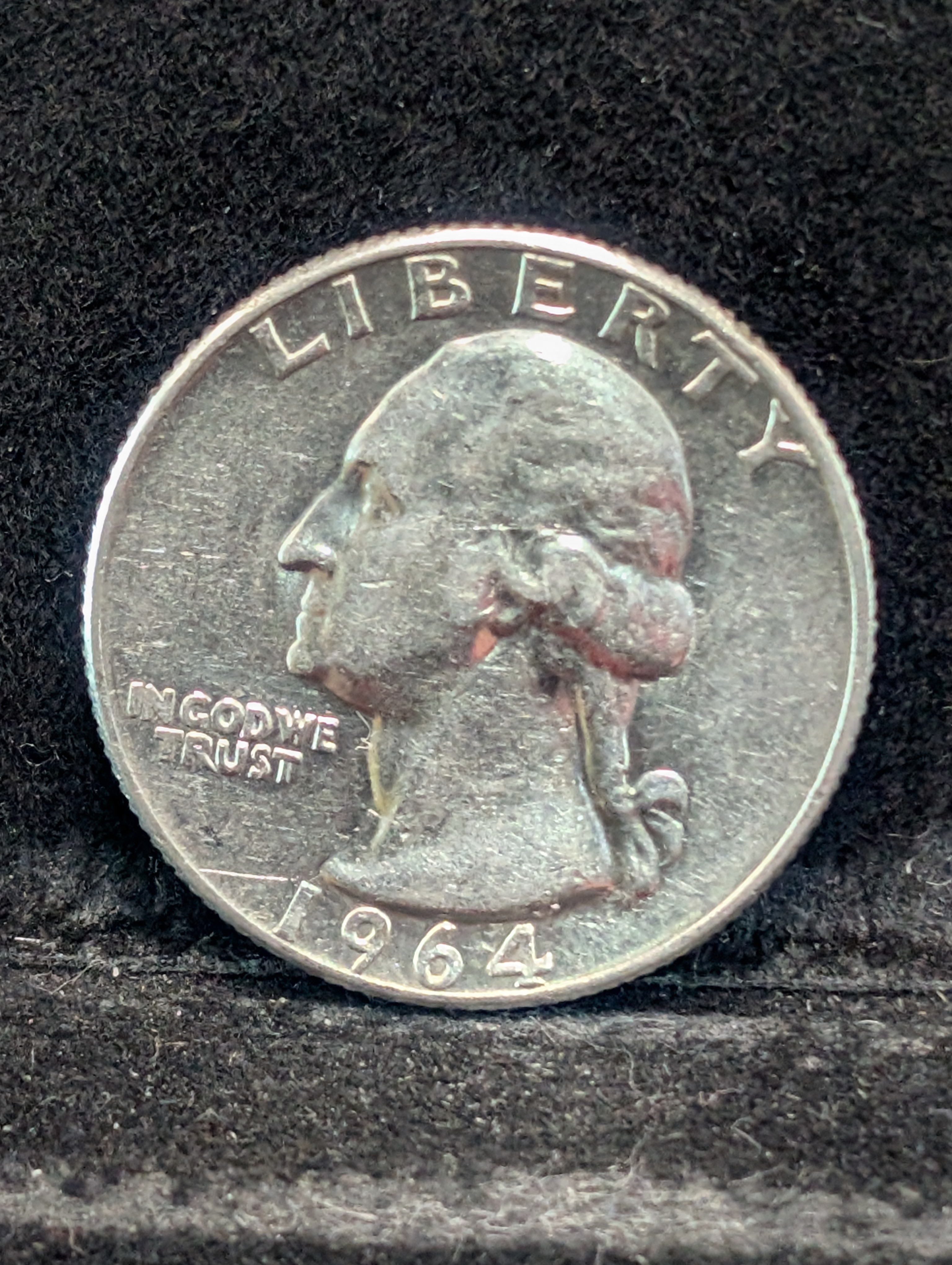 1964-D 90% Silver Washington Quarter - 62 Years old