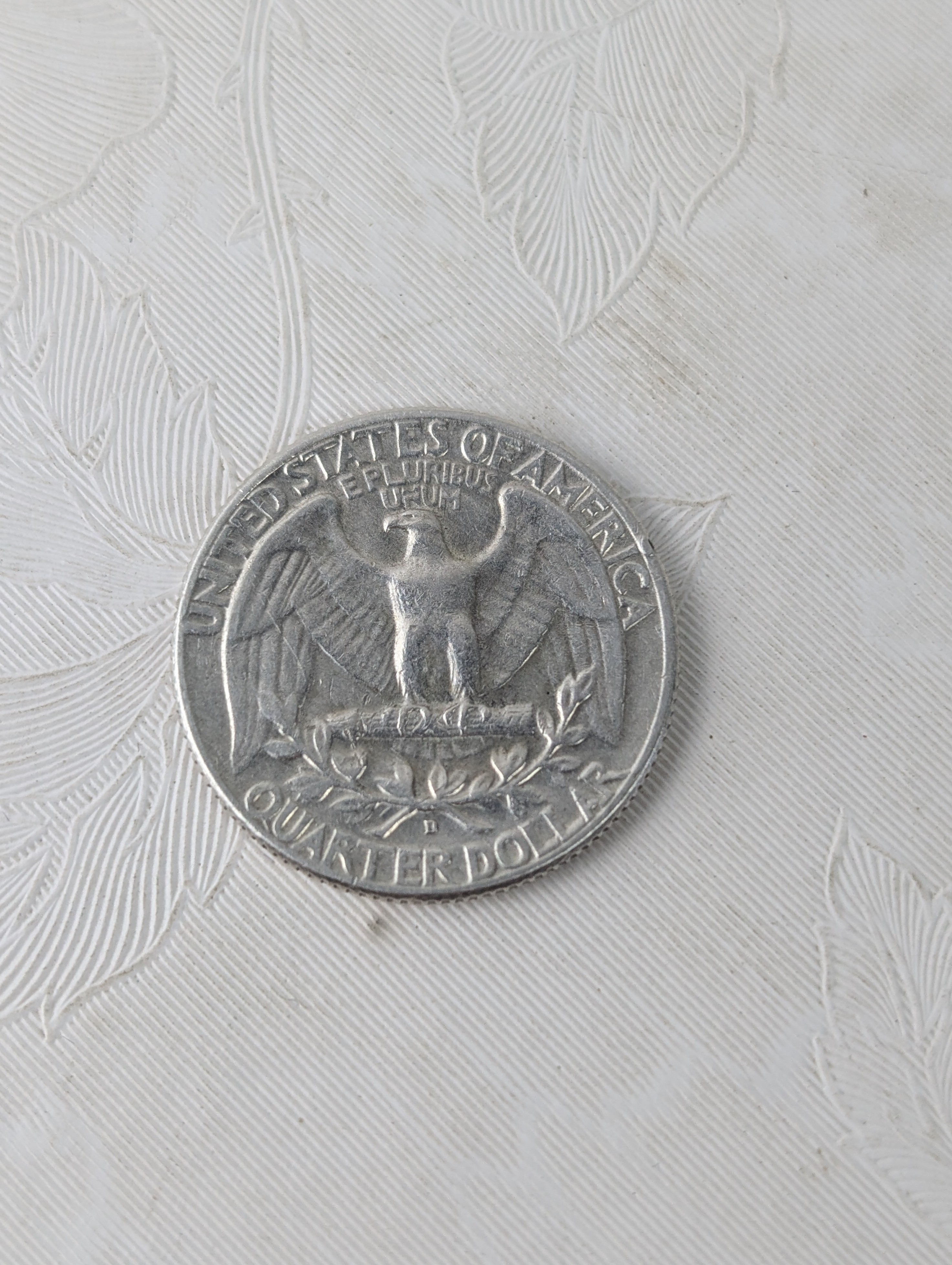1964-D 90% Silver Washington Quarter - 62 Years old