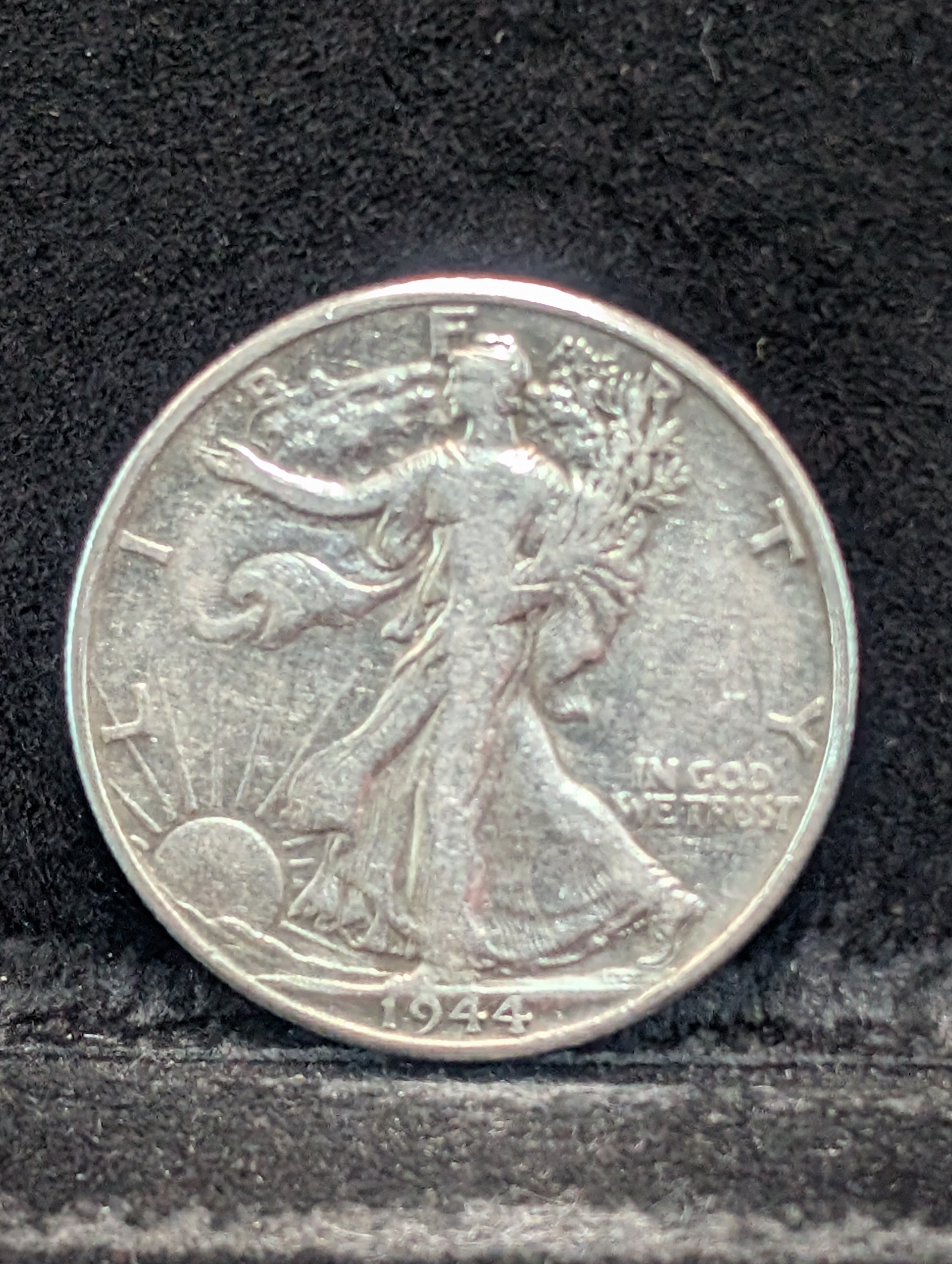 1944-P (WWII ERA) 90% Silver Walking Liberty Half Dollar - 82 Years old