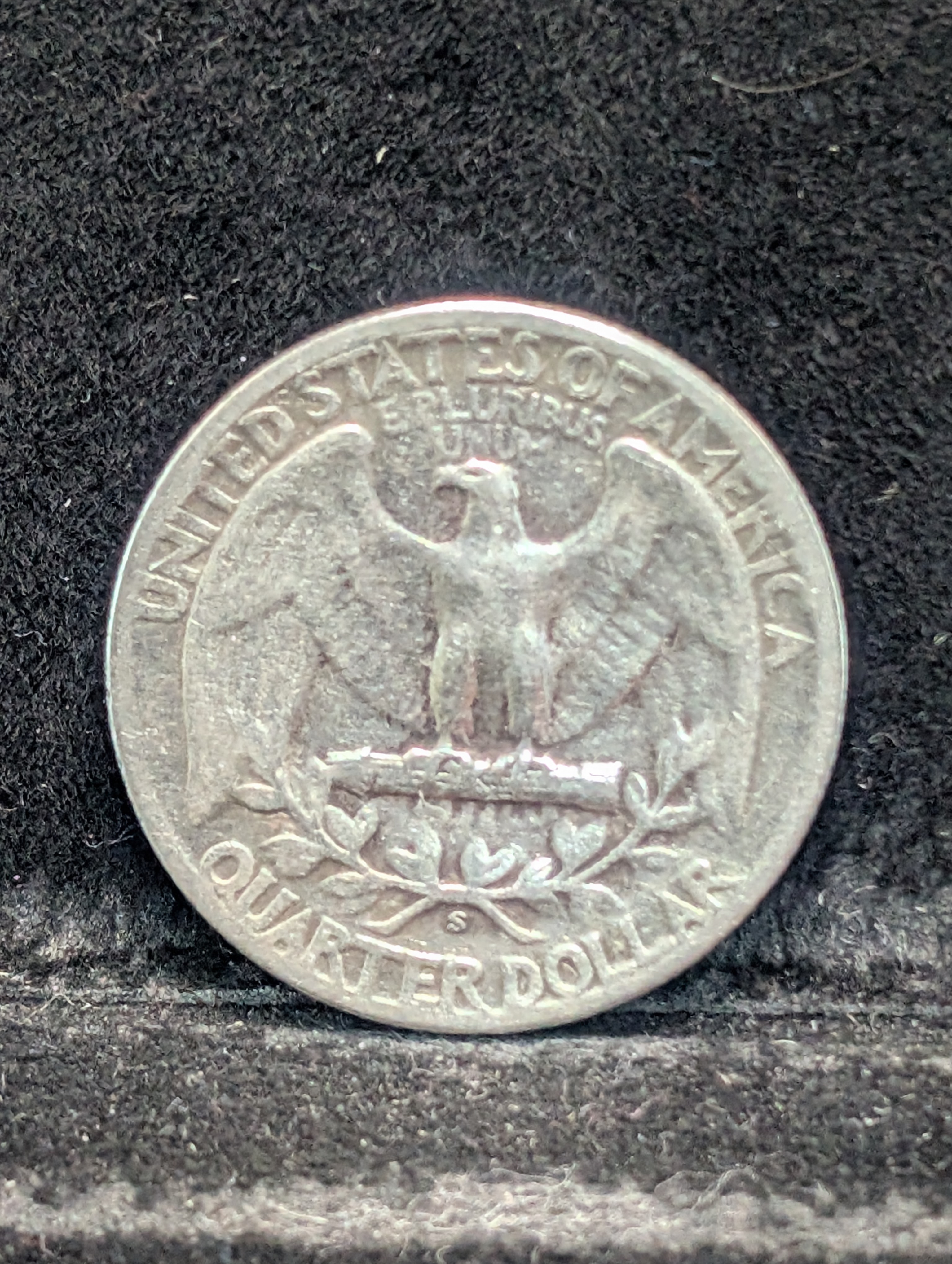 1945-S (WWII ERA) 90% Silver Washington Quarter - 81 Years old