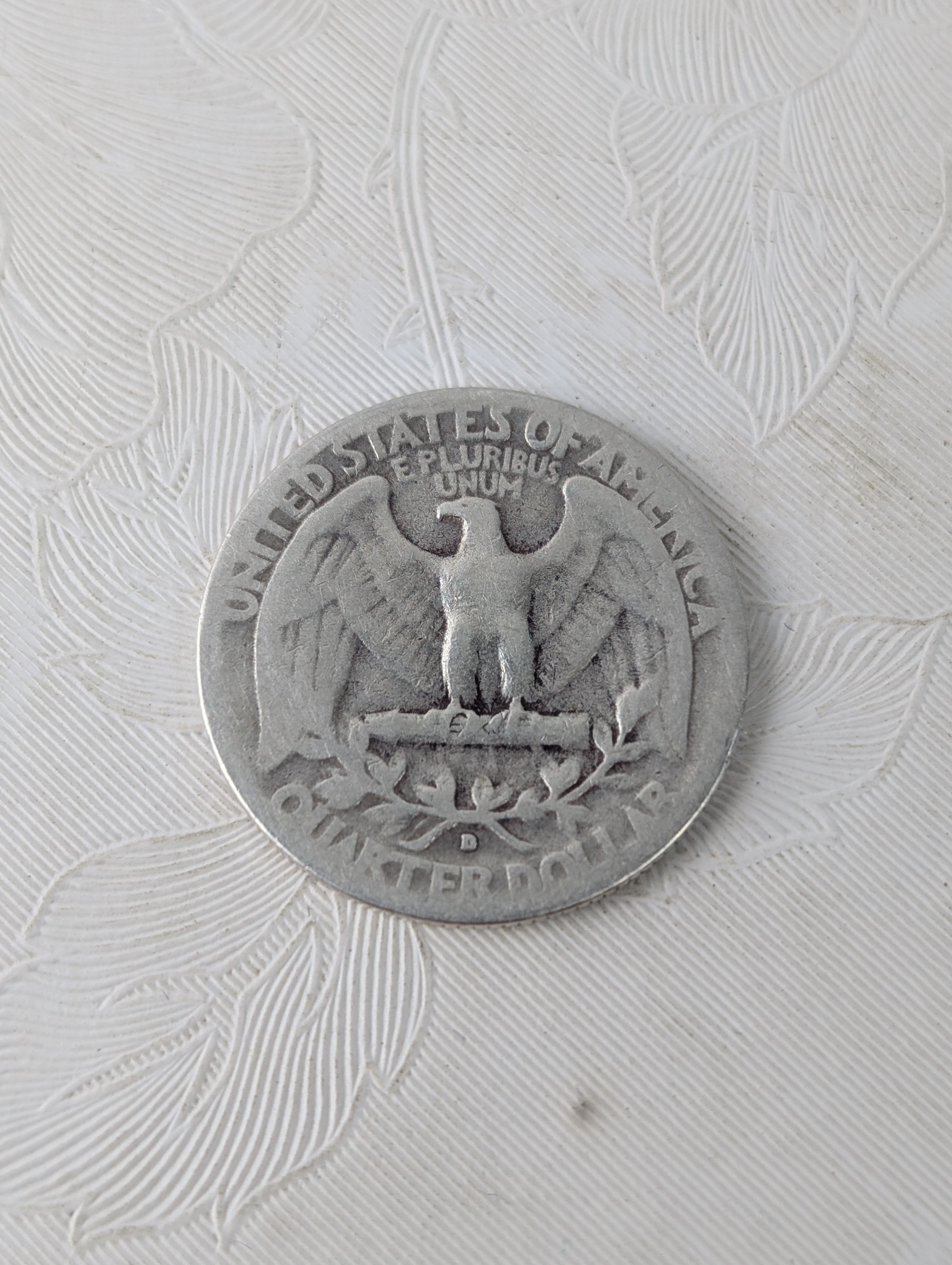 1945-D (WWII ERA) 90% Silver Washington Quarter - 81 Years old