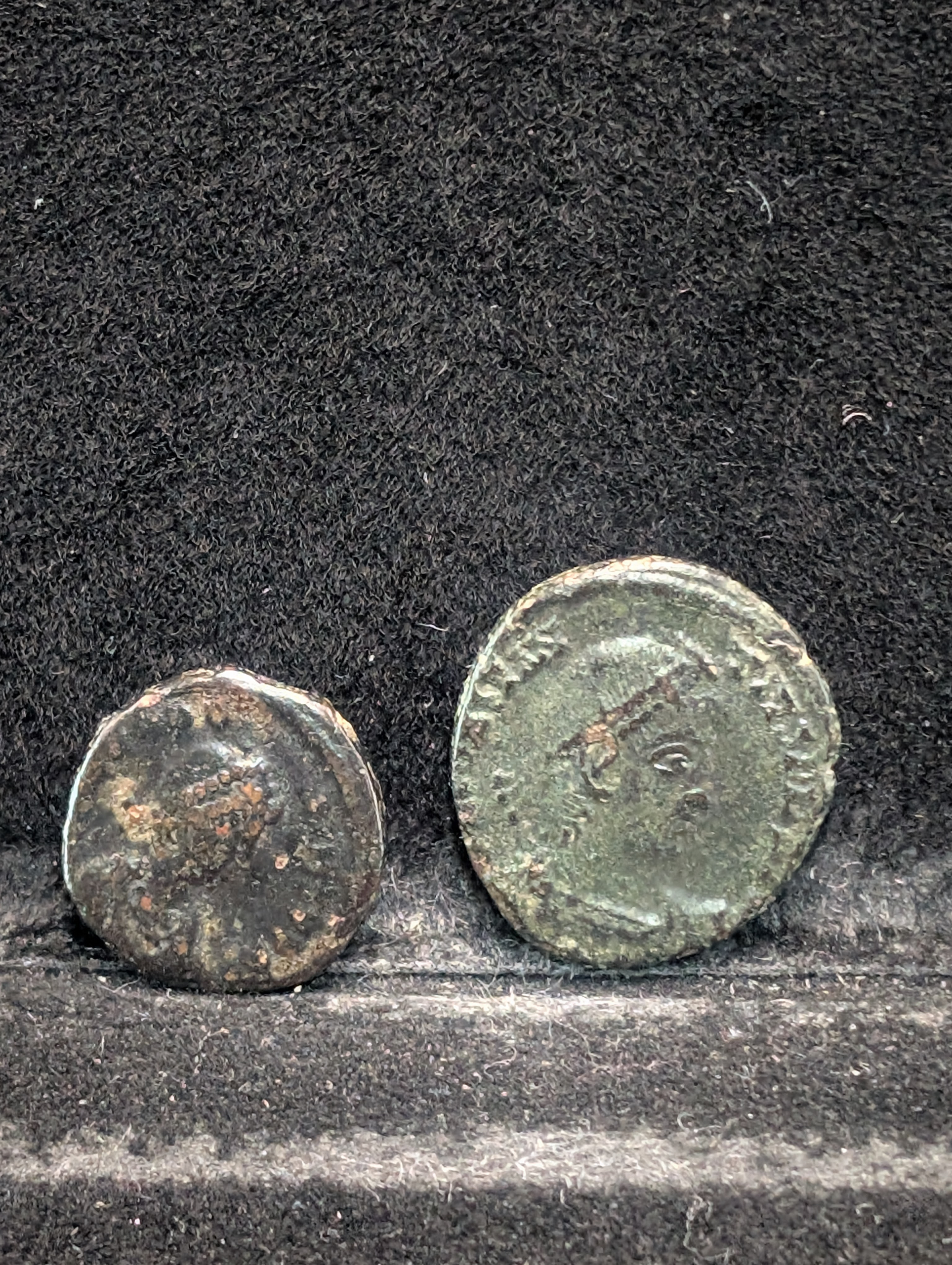 (2) 367-375 AD Ancient Roman Coins - Over 1,600 years old!