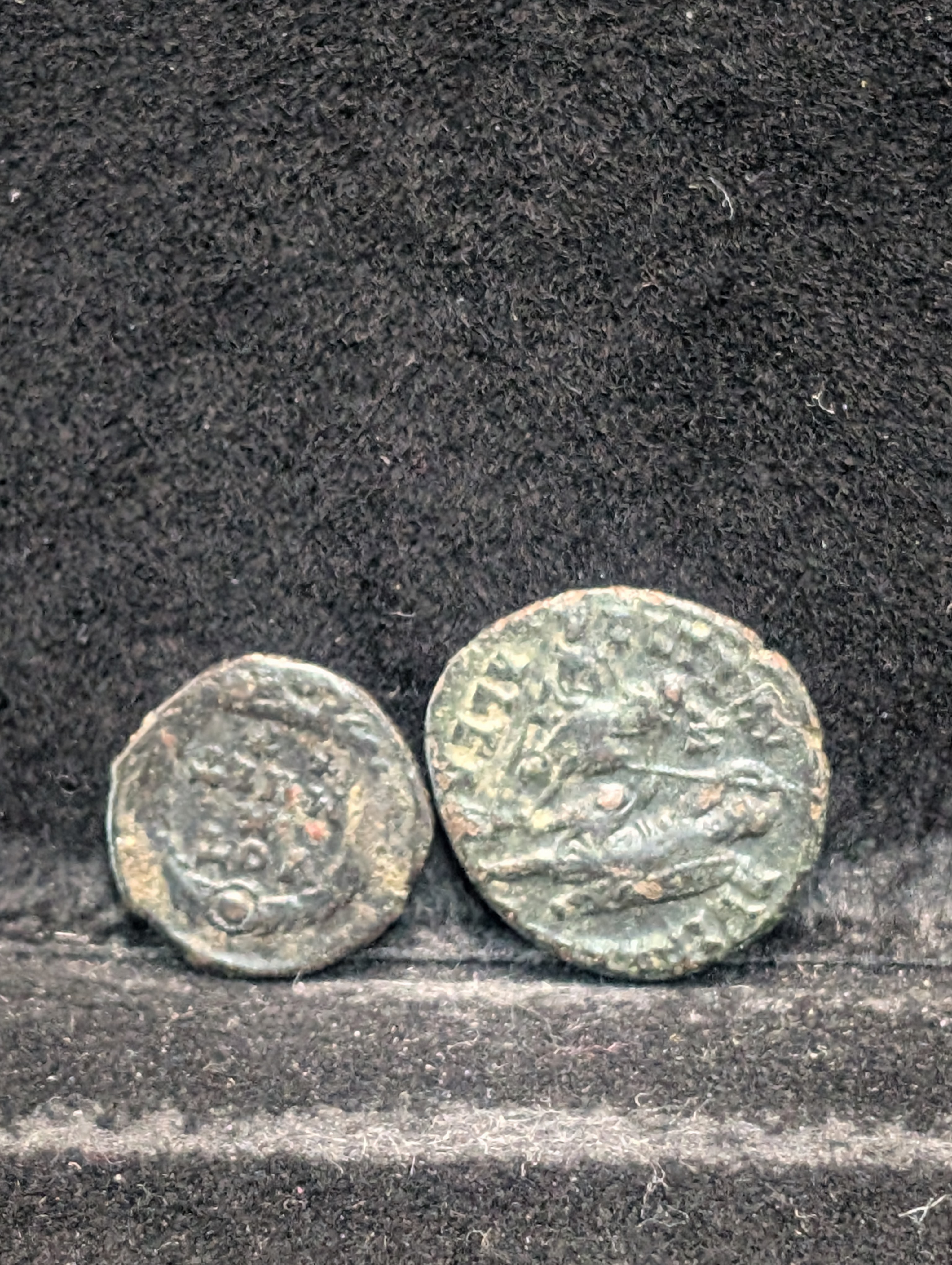 (2) 367-375 AD Ancient Roman Coins - Over 1,600 years old!