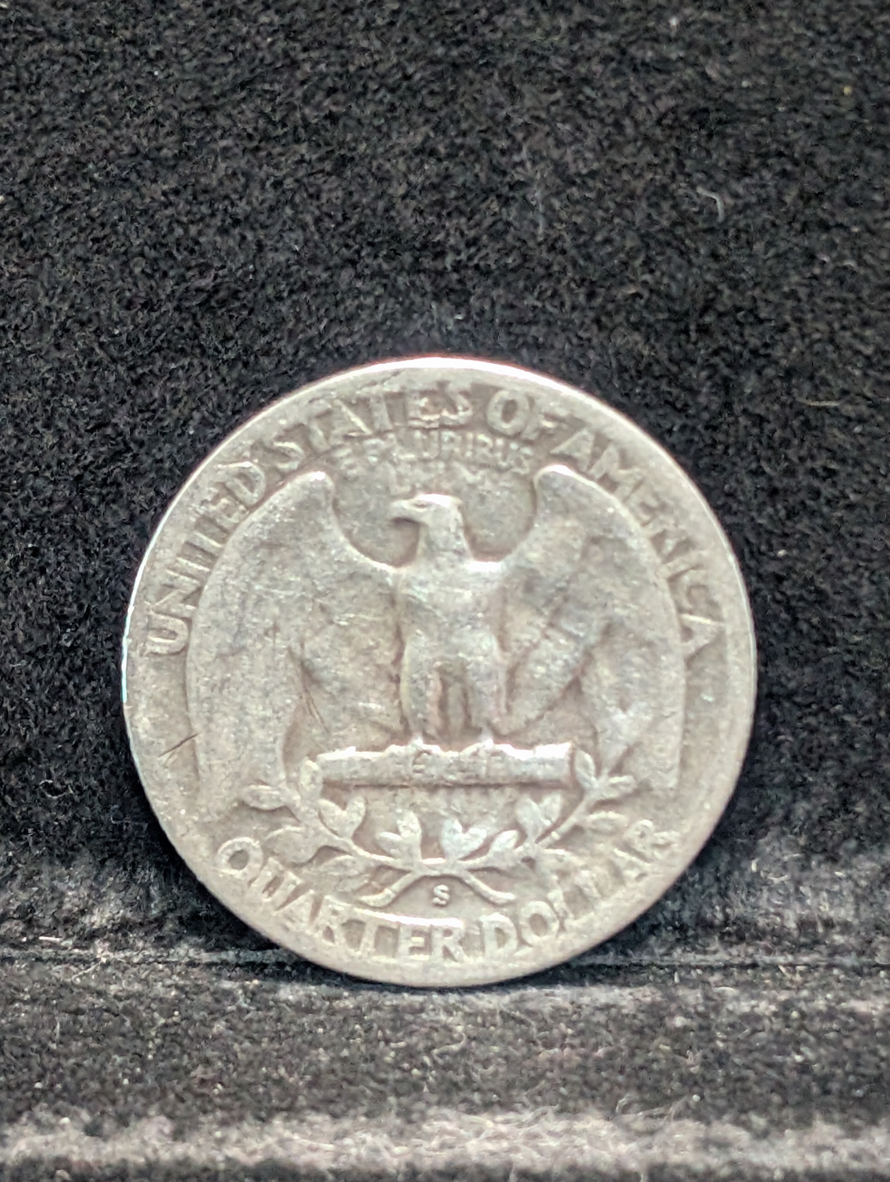 1945-S (WWII ERA) 90% Silver Washington Quarter - 81 Years old