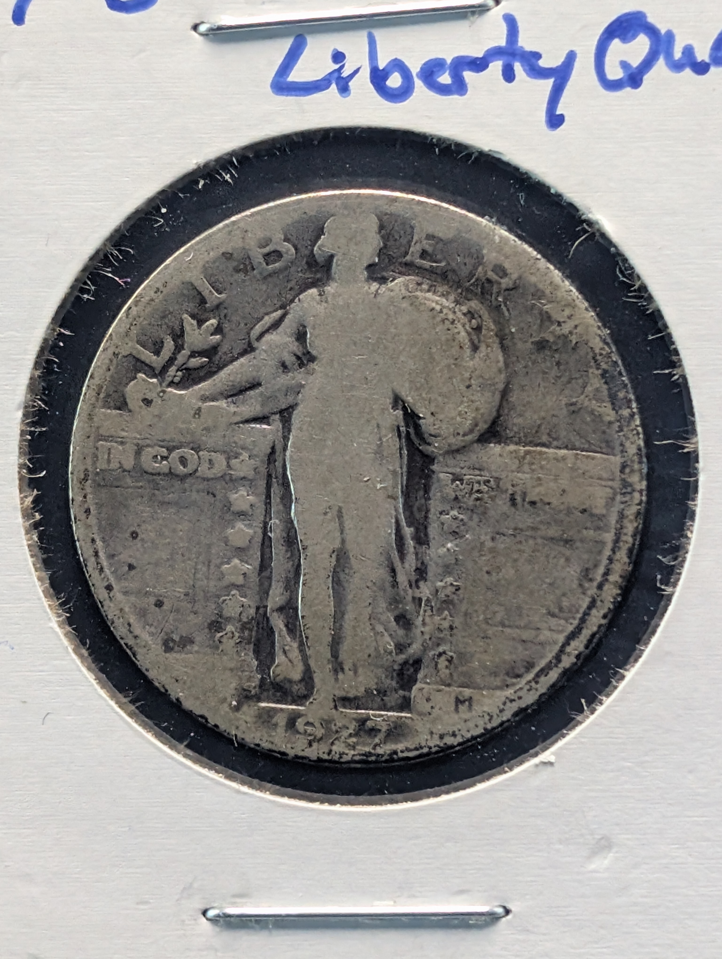 1927-S Standing Liberty Quarter, 90% Silver