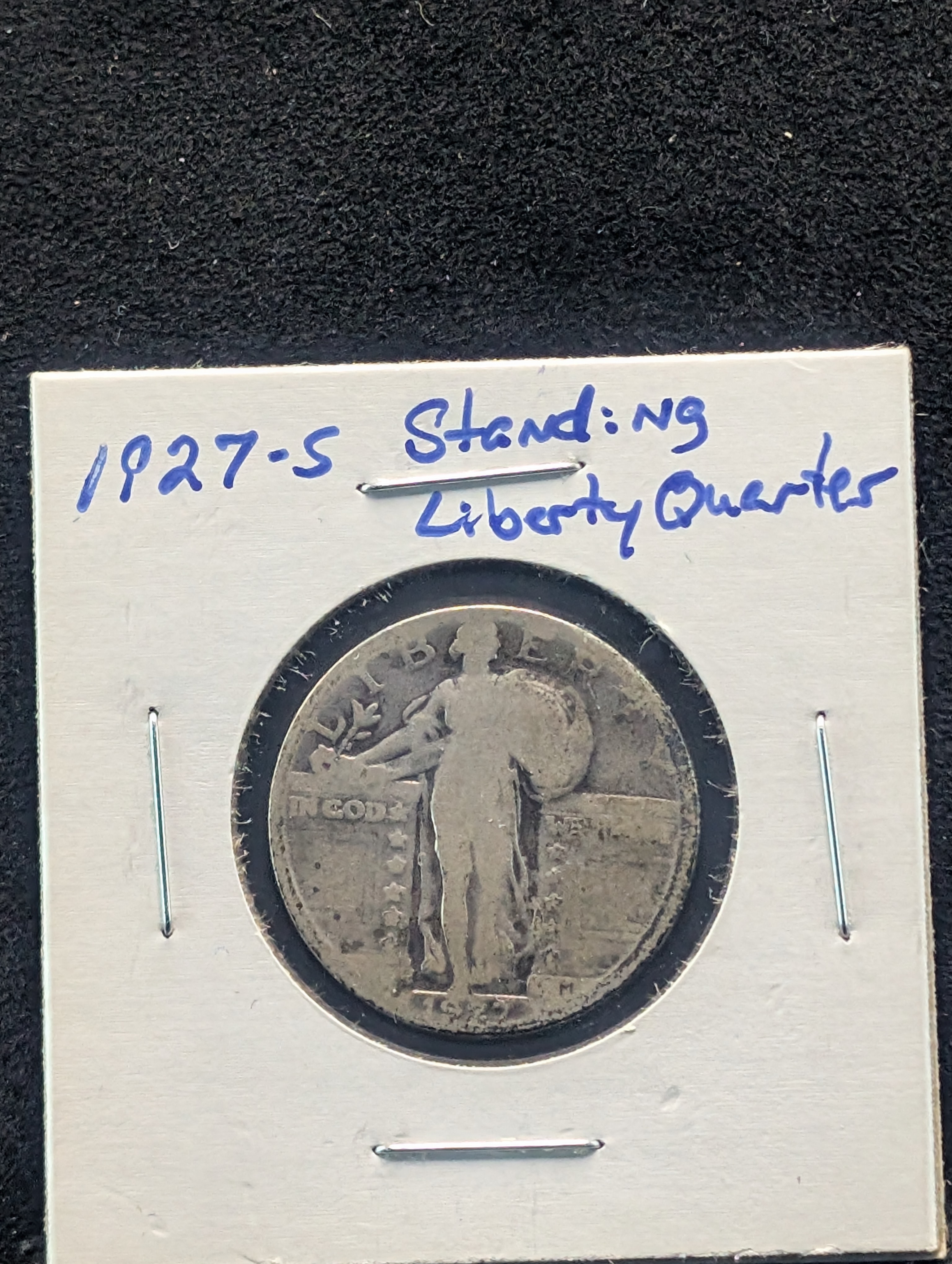 1927-S Standing Liberty Quarter, 90% Silver
